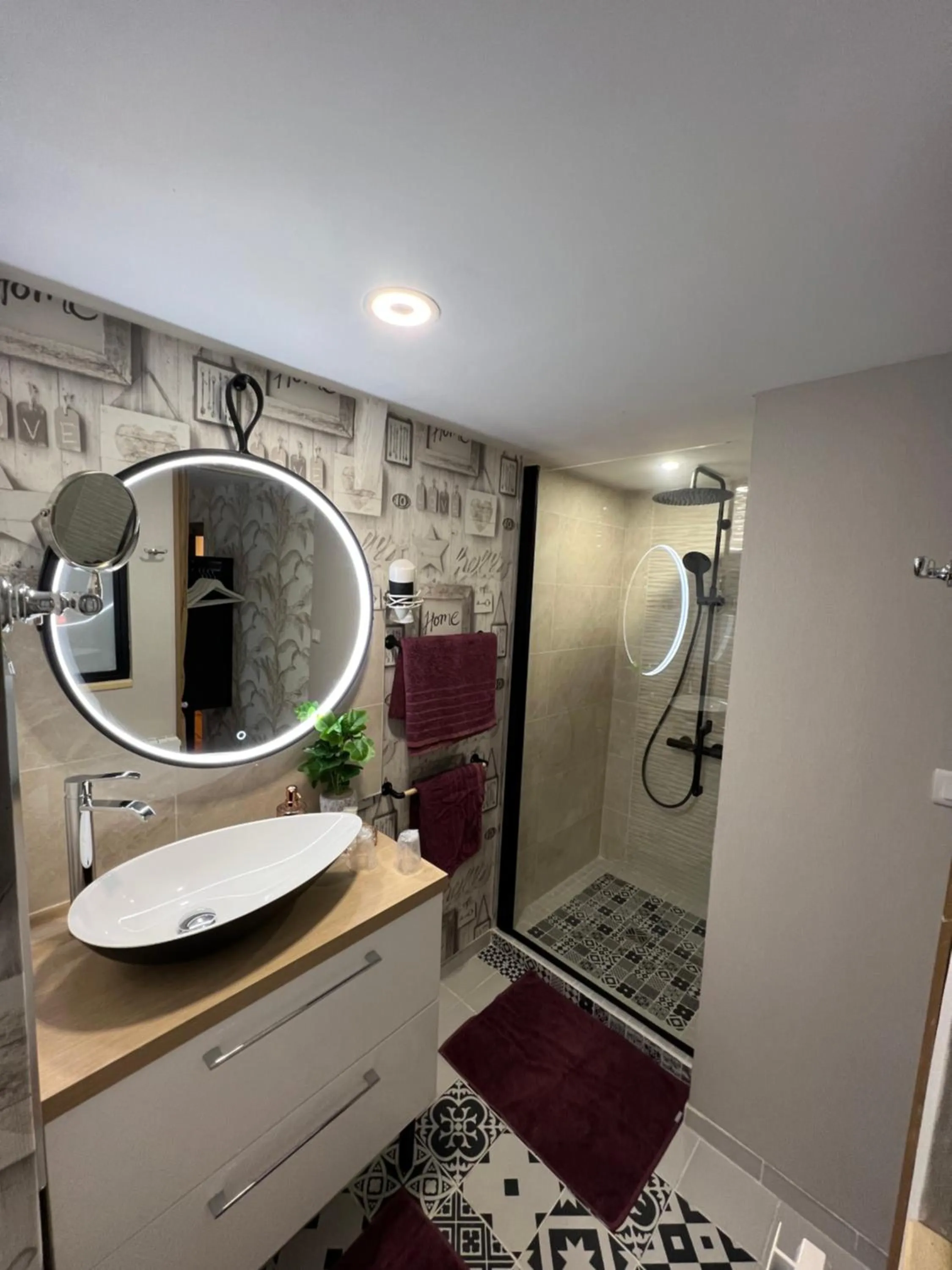 Bathroom in Chambre D'hôte Villa Maurice