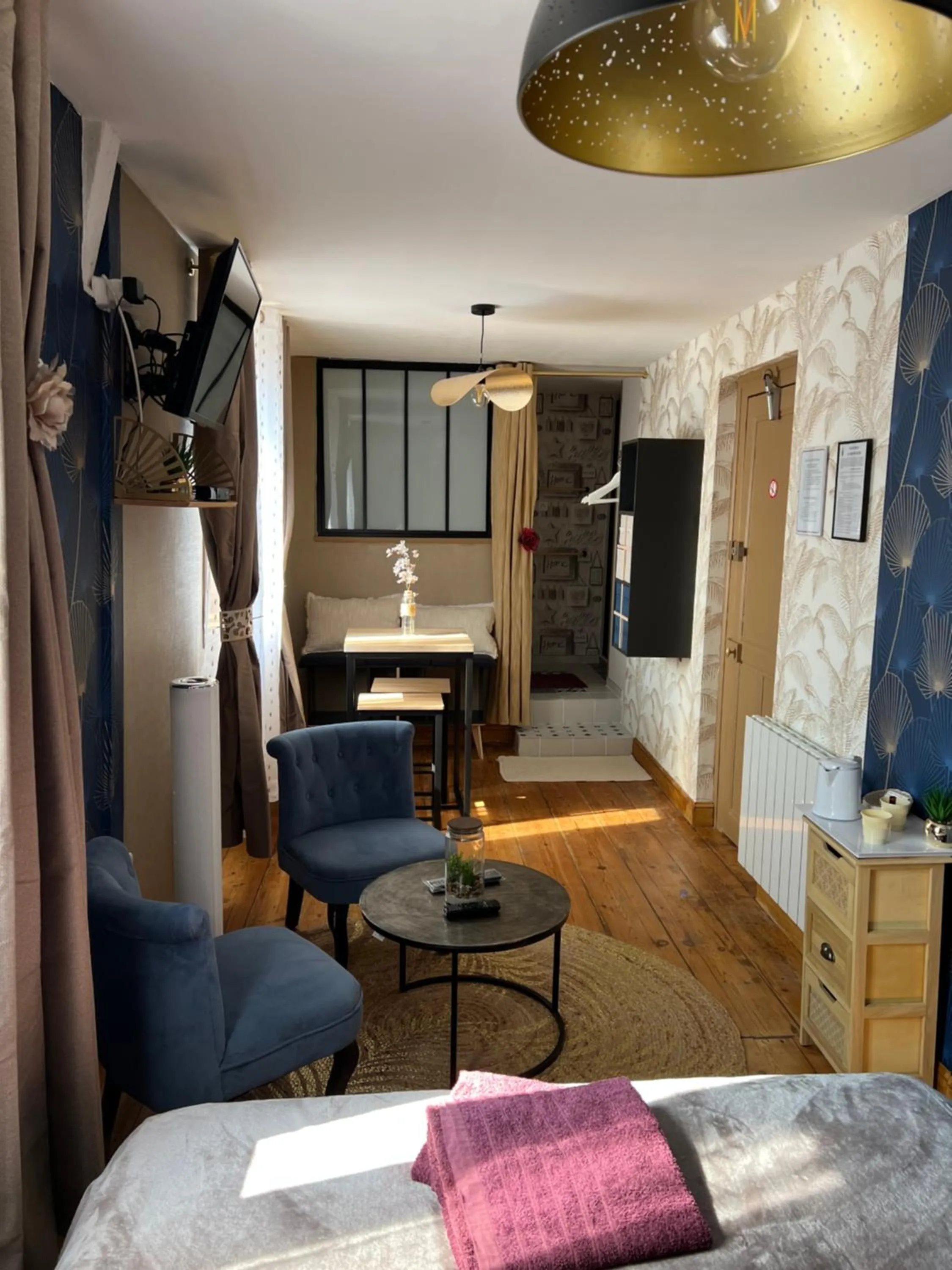 Living room in Chambre D'hôte Villa Maurice