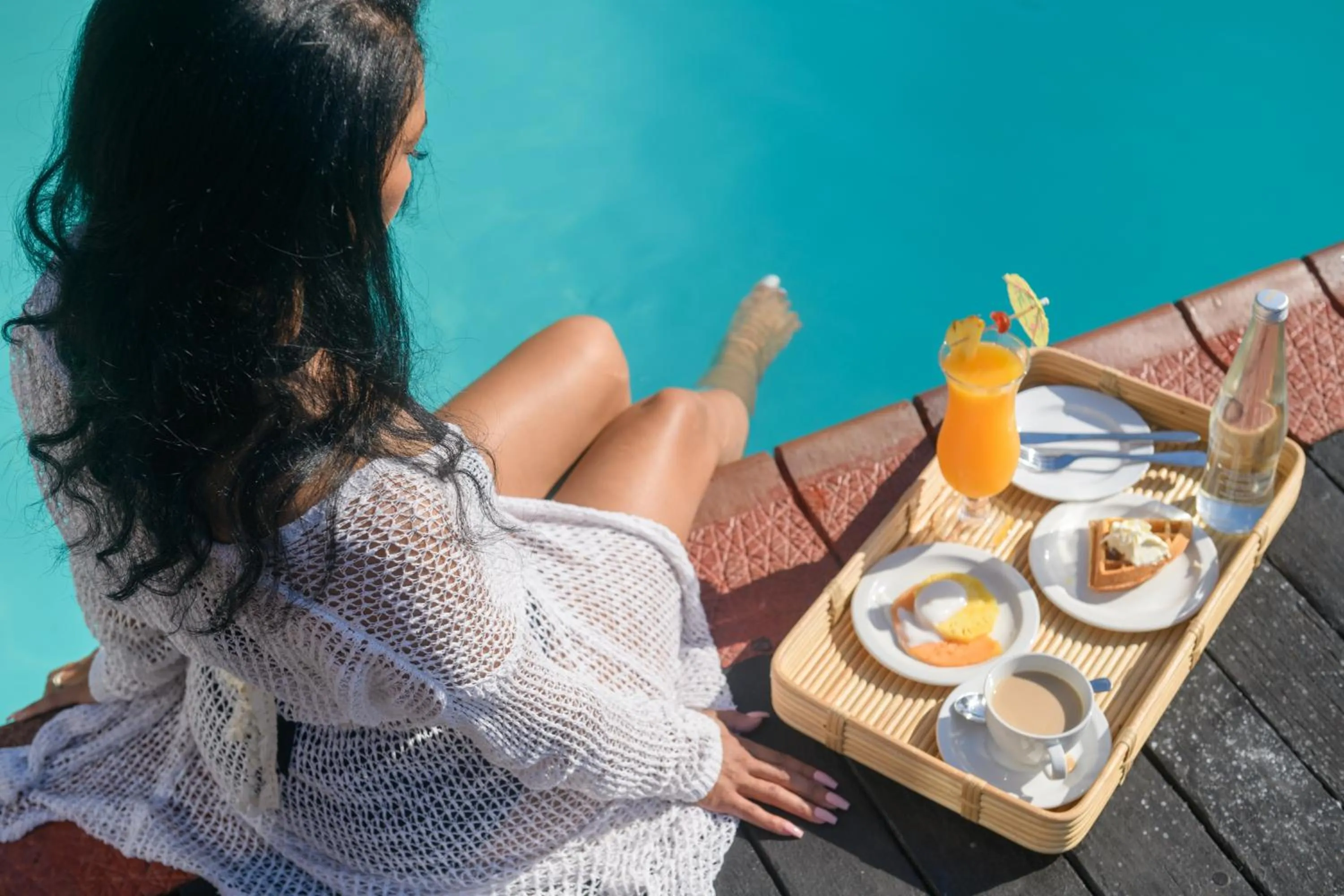 Swimming pool in San Lameer Resort Hotel & Spa