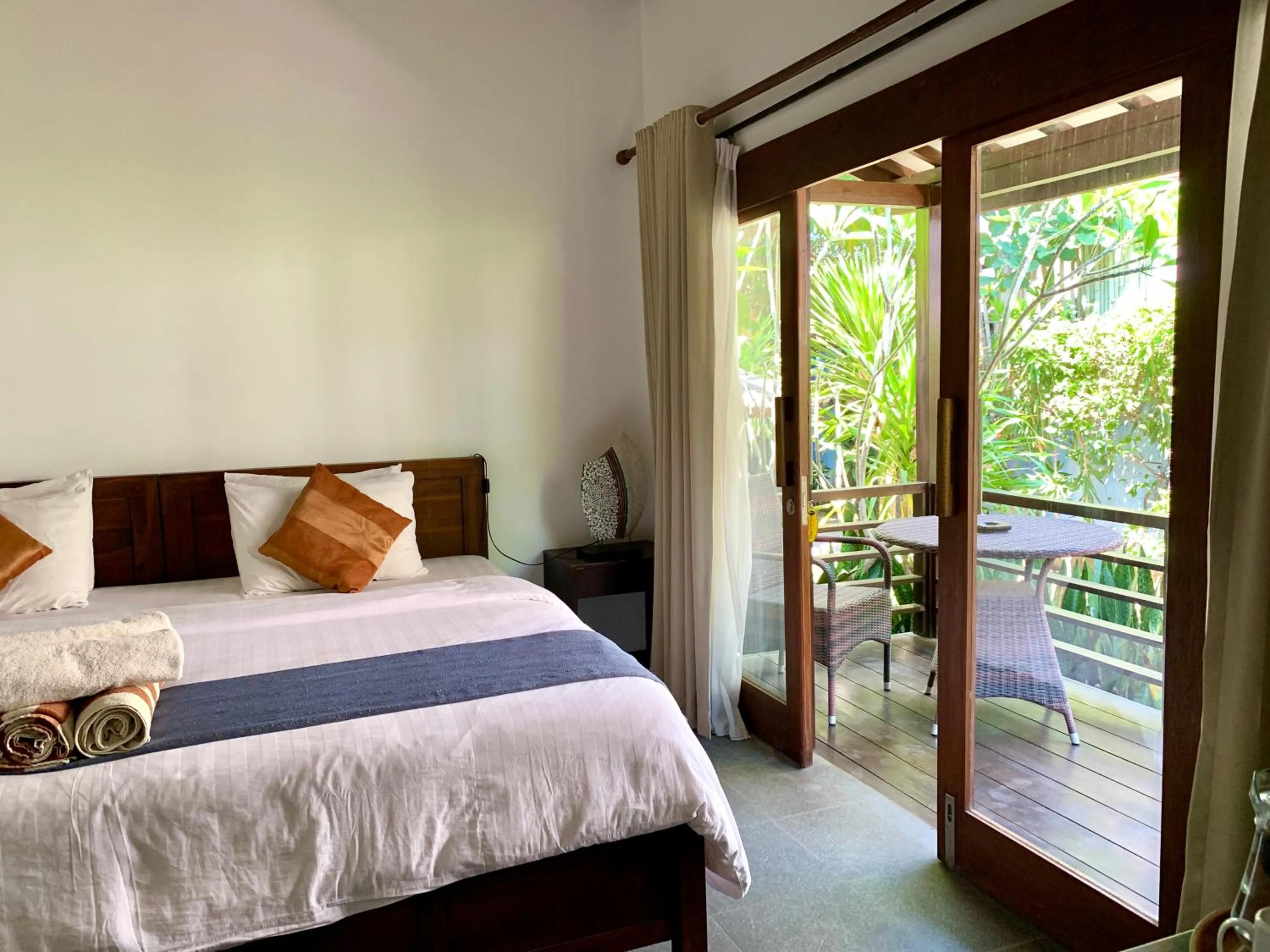 Balcony/Terrace, Bed in The Yoga Garden