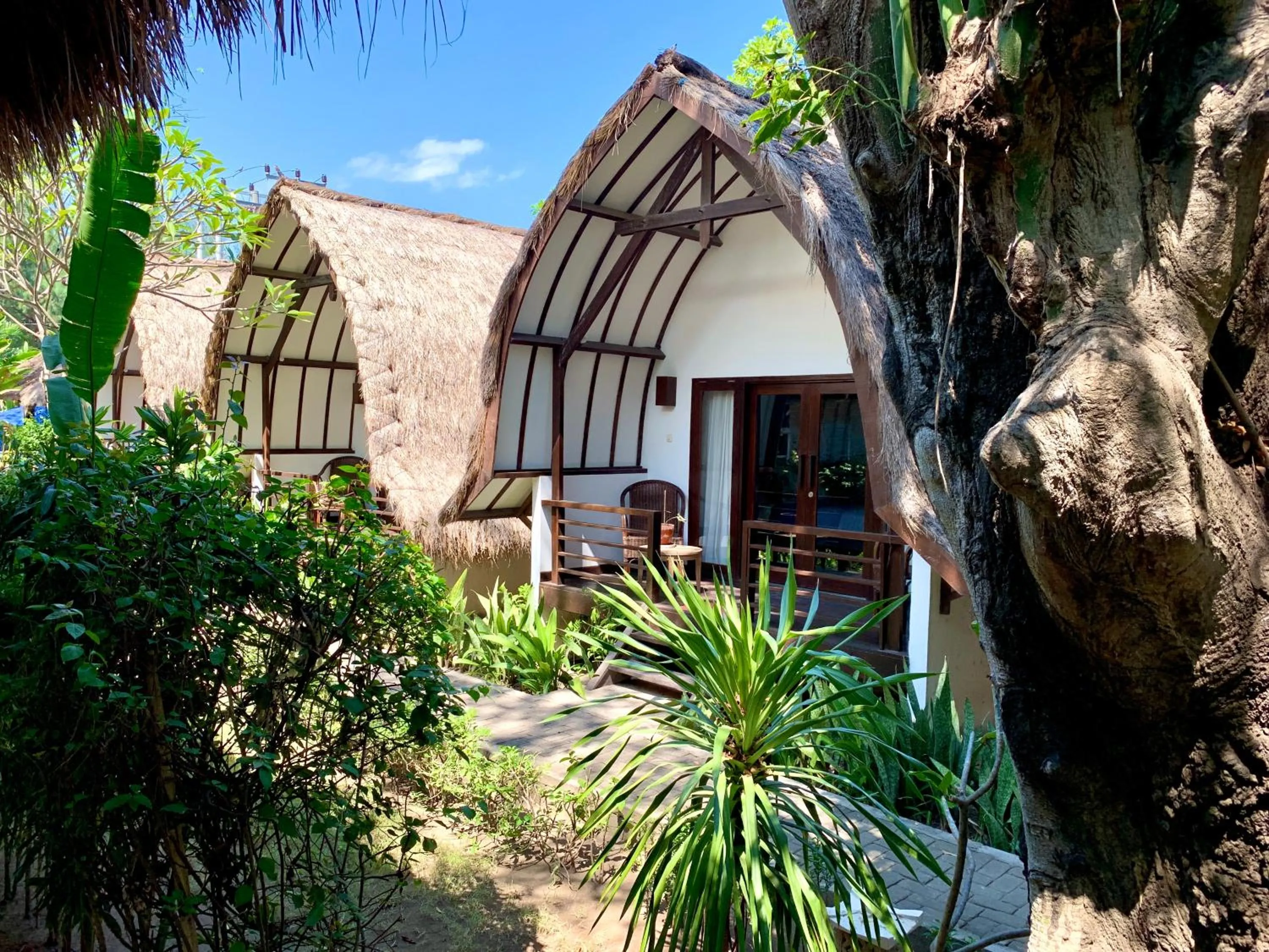 Facade/entrance in The Yoga Garden