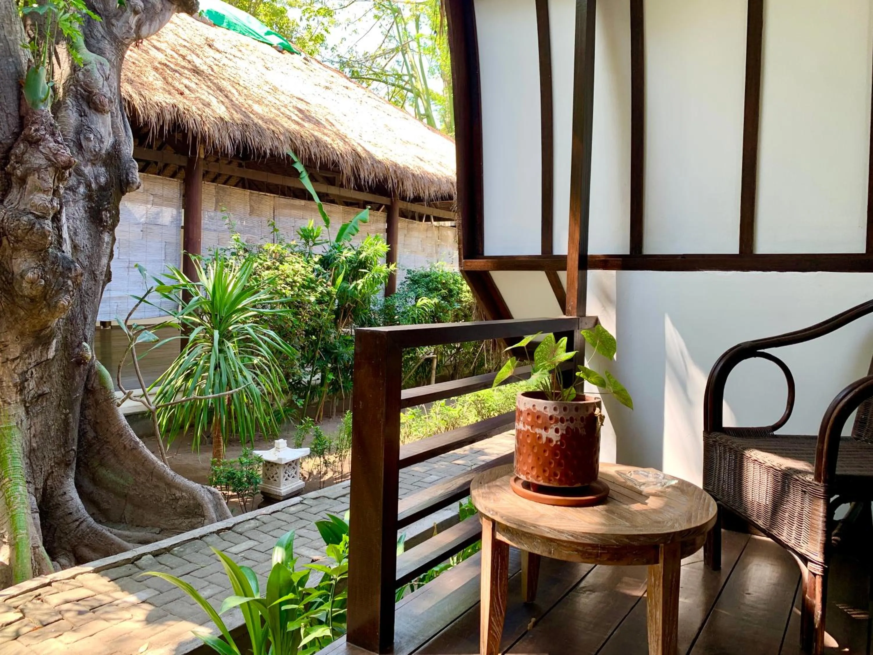 Patio in The Yoga Garden