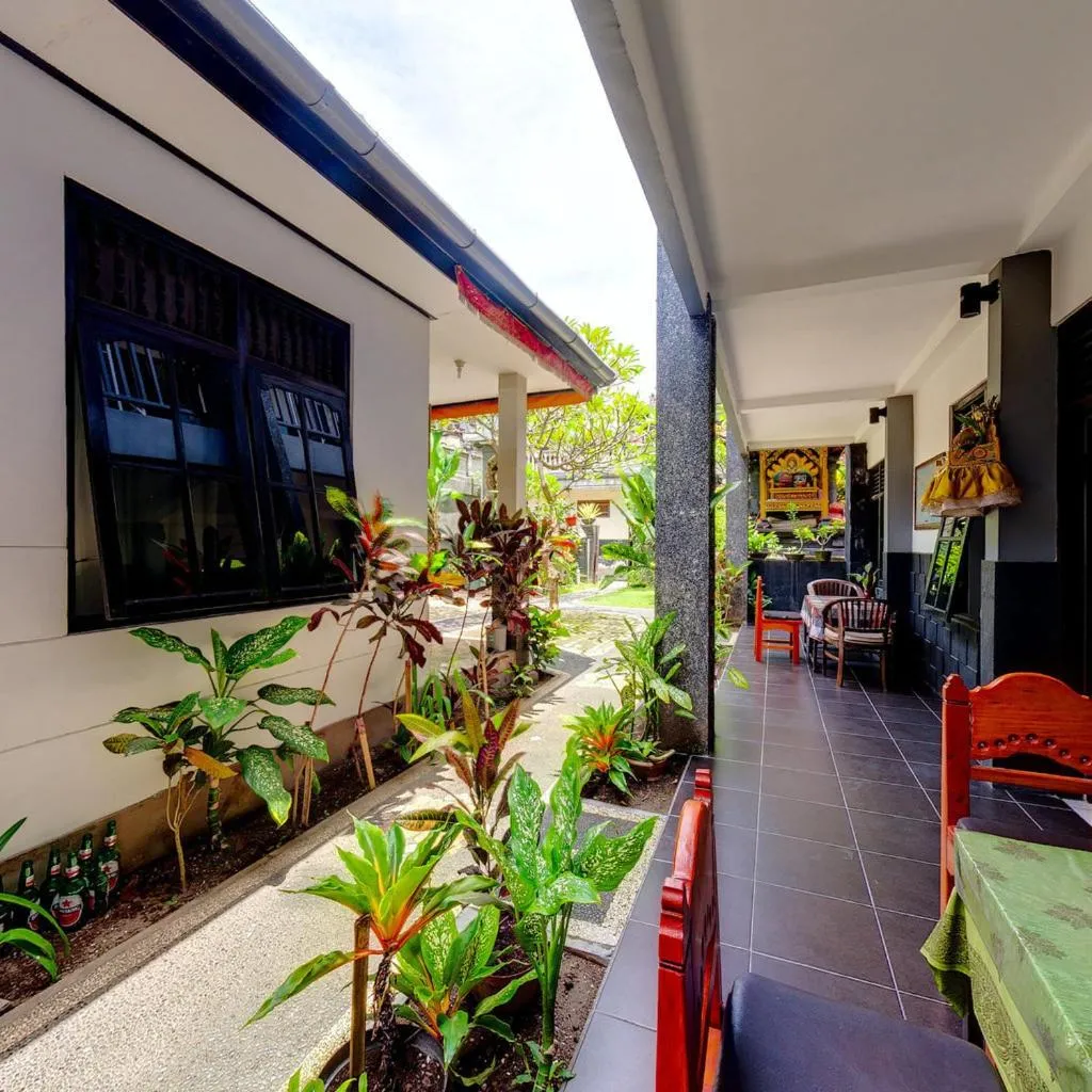 Patio in Tirta Yoga Inn