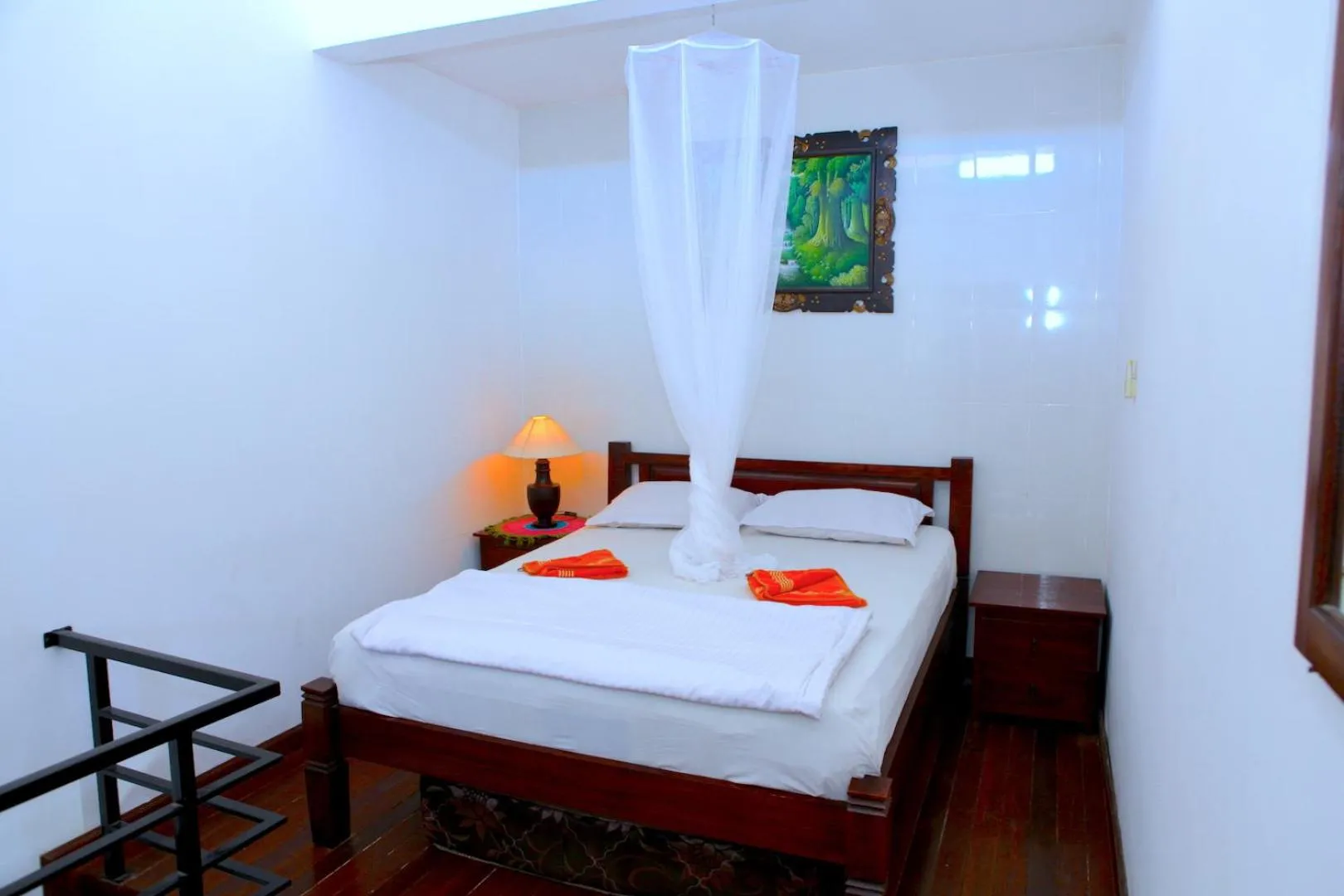 Bed in Tirta Yoga Inn