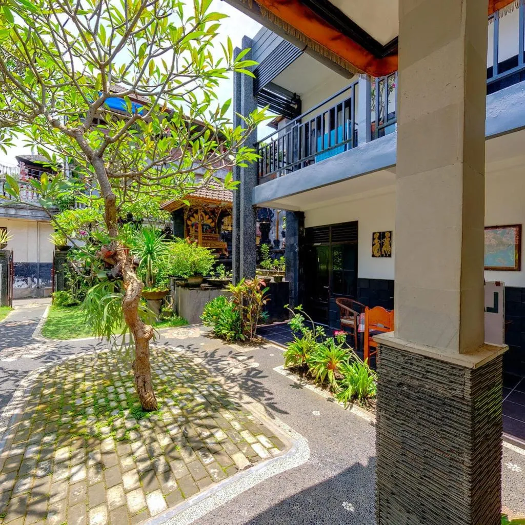 Patio in Tirta Yoga Inn