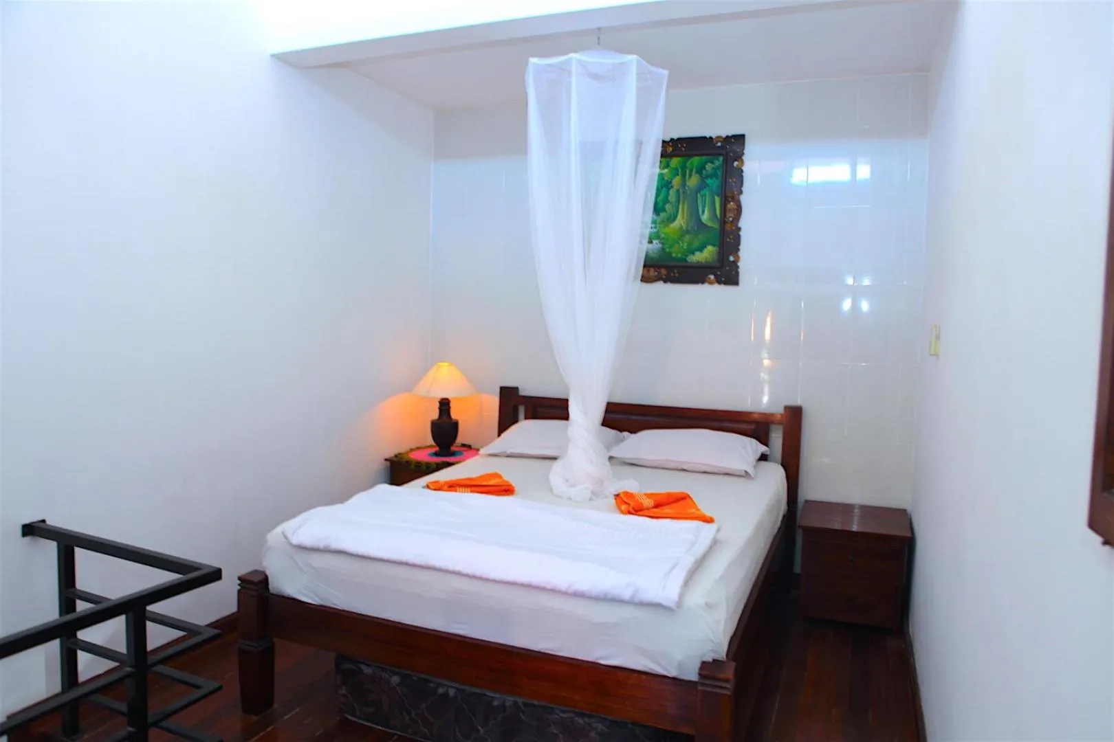 Bed in Tirta Yoga Inn