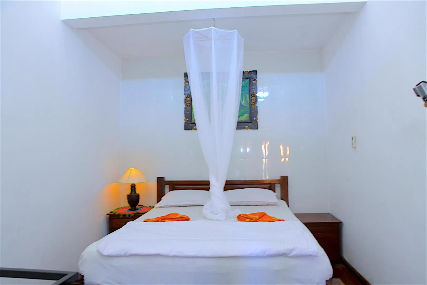 Bed in Tirta Yoga Inn