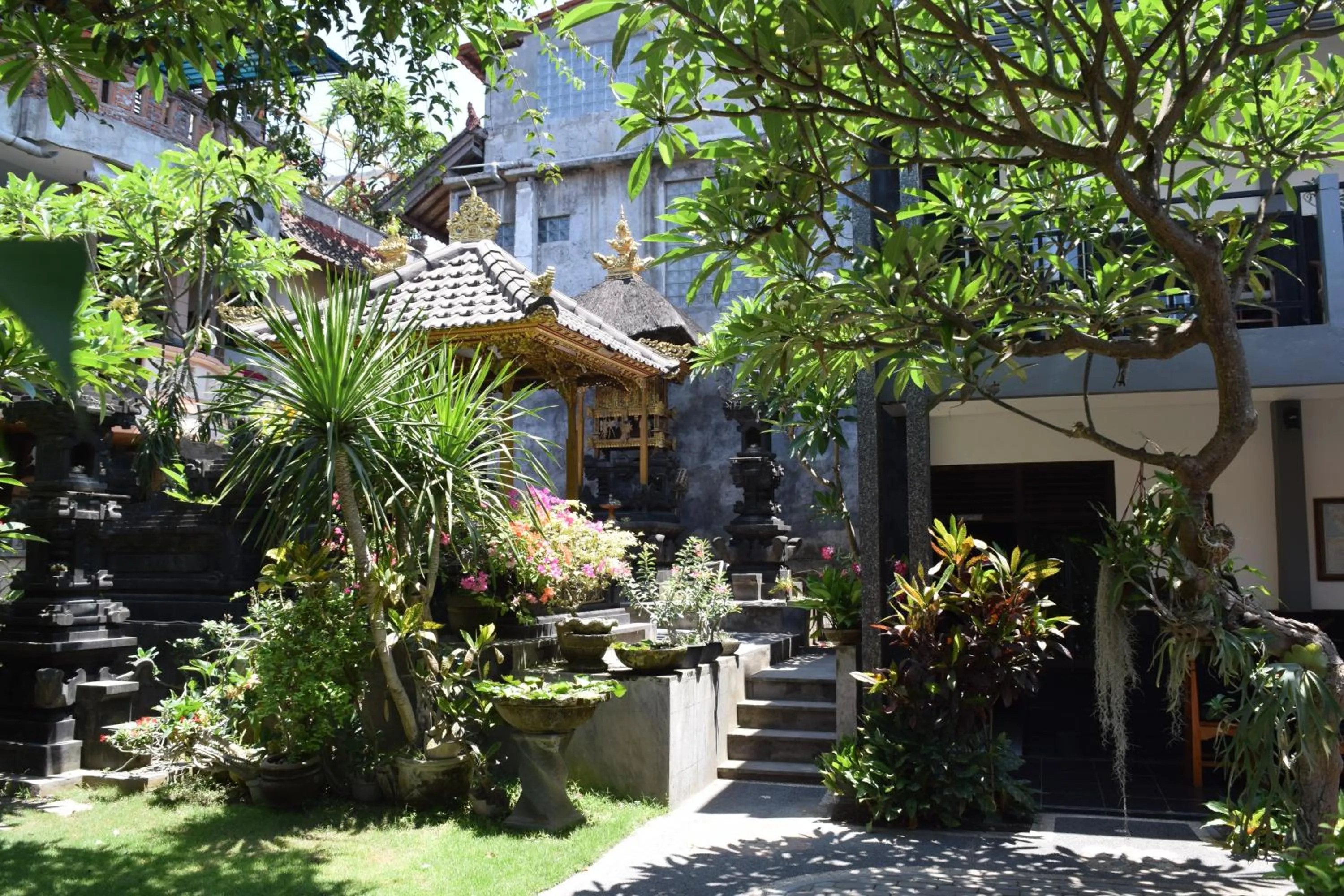 Facade/entrance in Tirta Yoga Inn