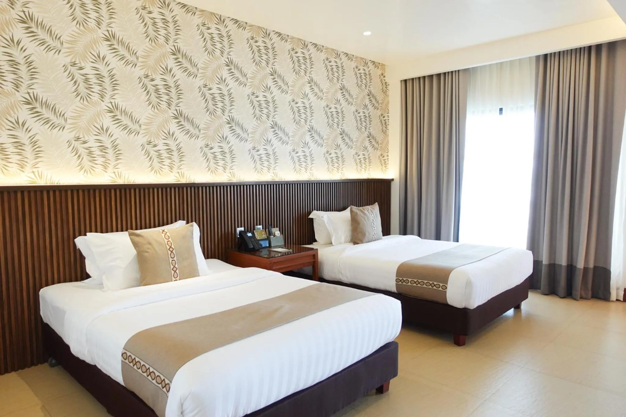 Twin Room with Sea View in The Tropics at MacArthur Park Resort and Convention Center