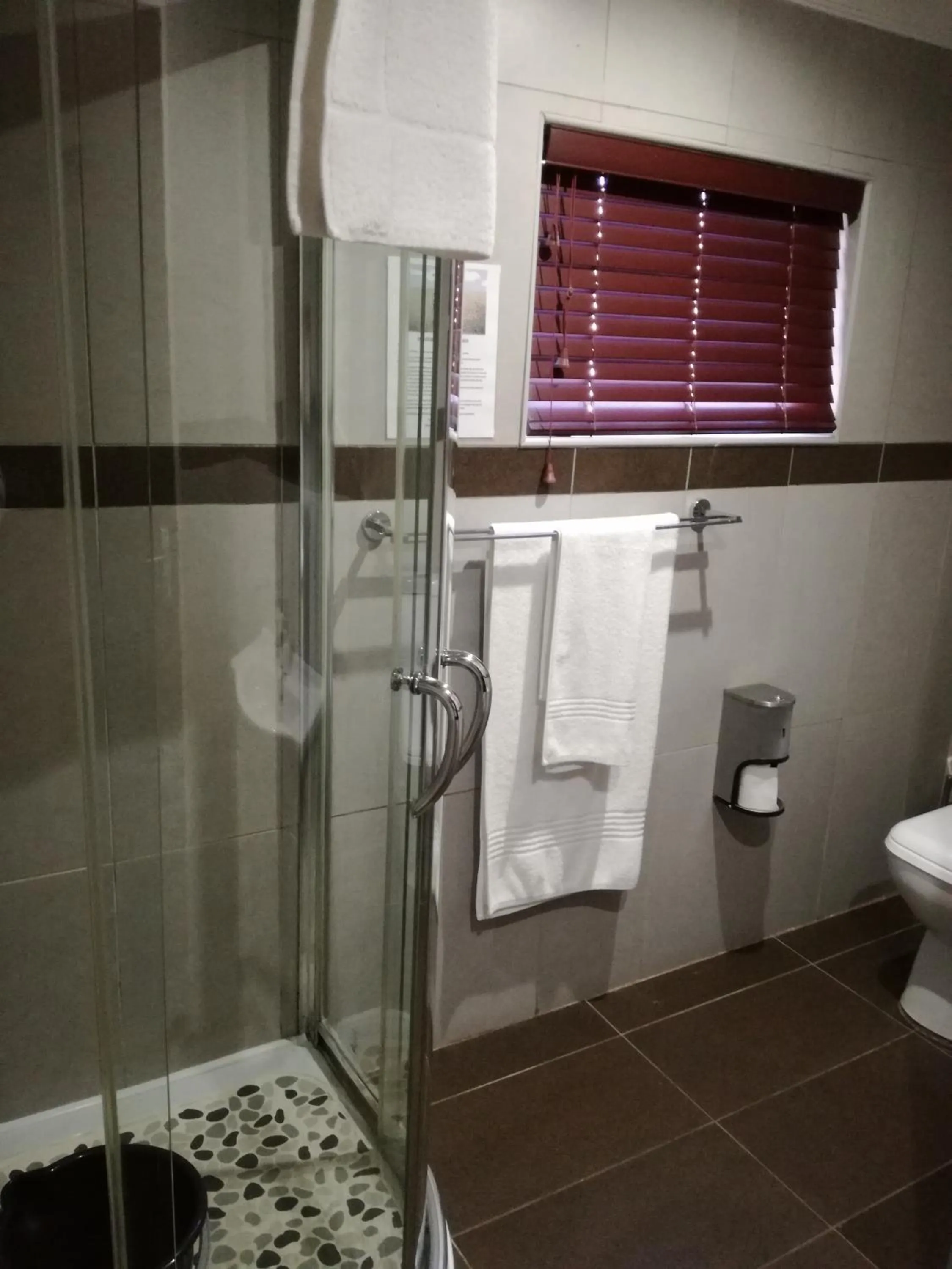 Shower in Belmont Guesthouse