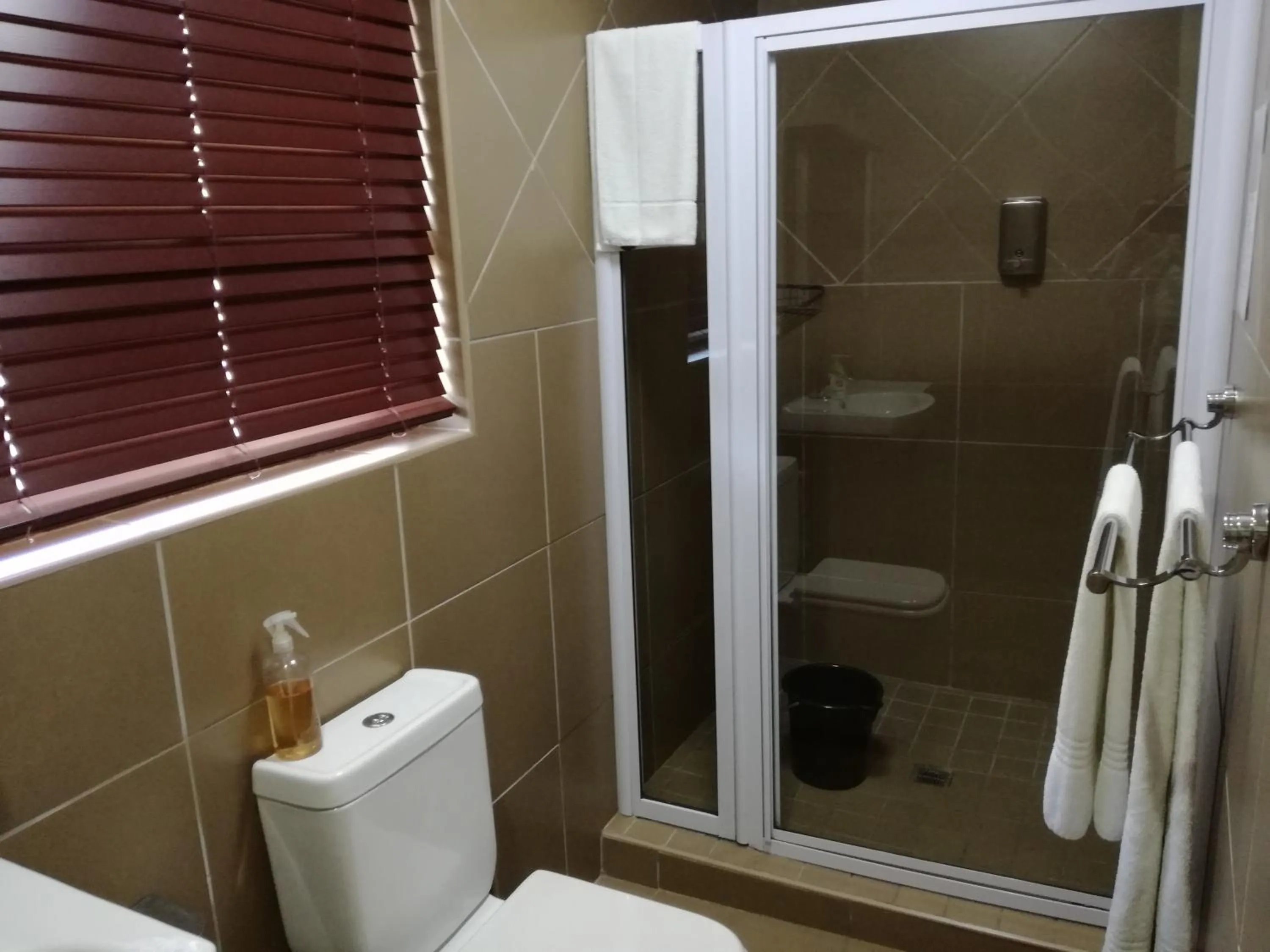 Shower in Belmont Guesthouse