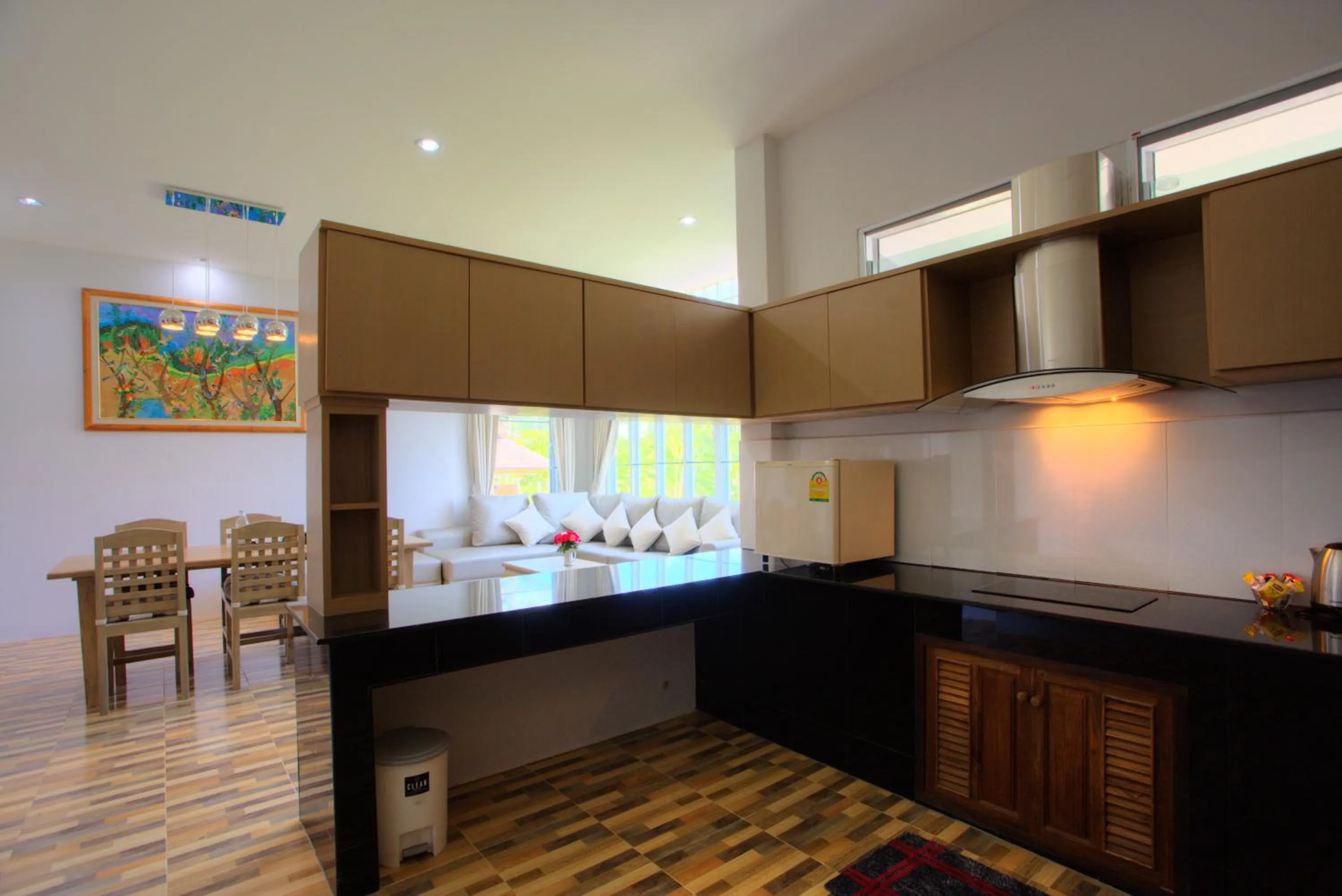 Kitchen or kitchenette in Phurua Sanctuary Resort and Spa