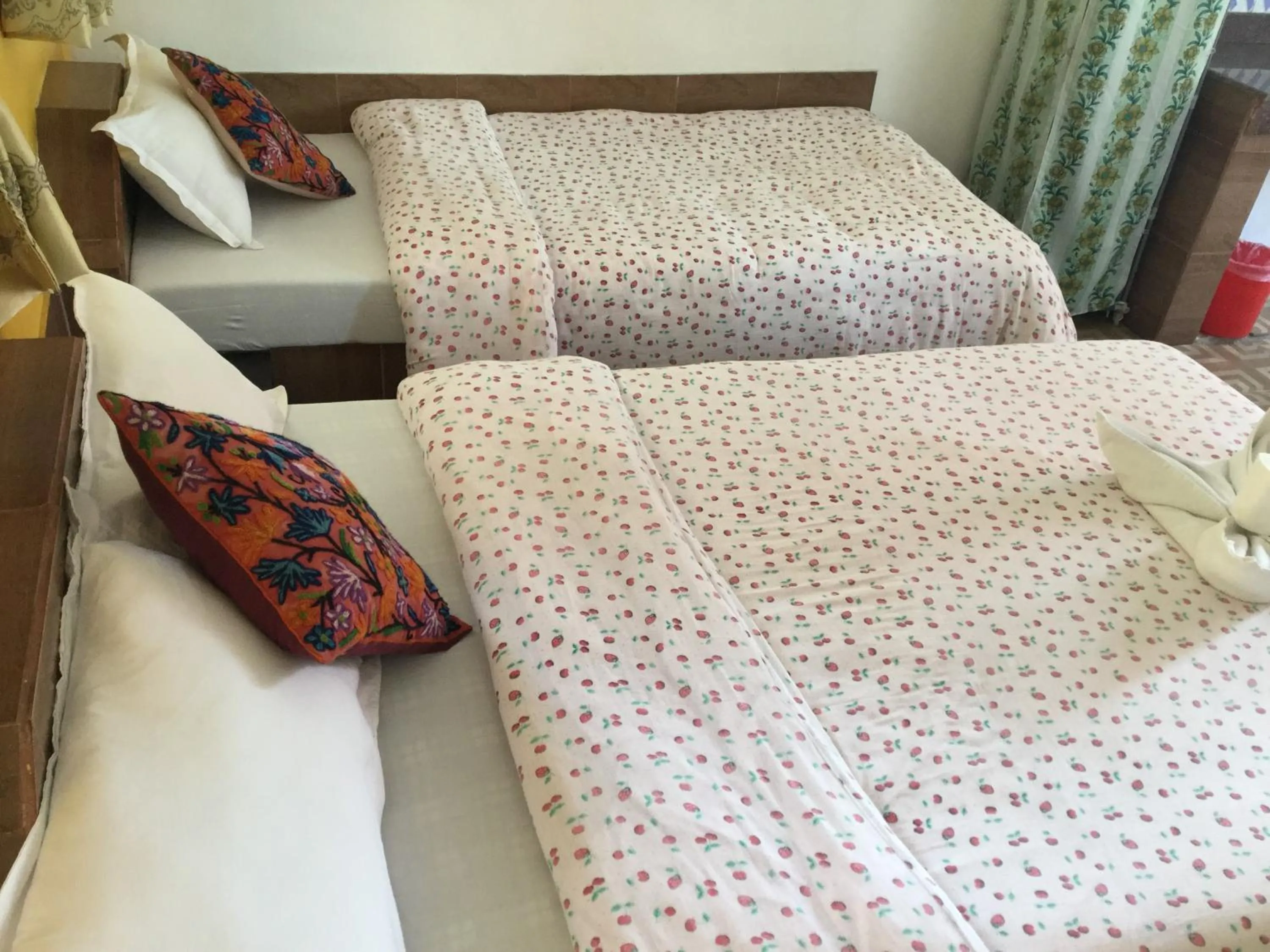 Bed in Bishnu Homestay