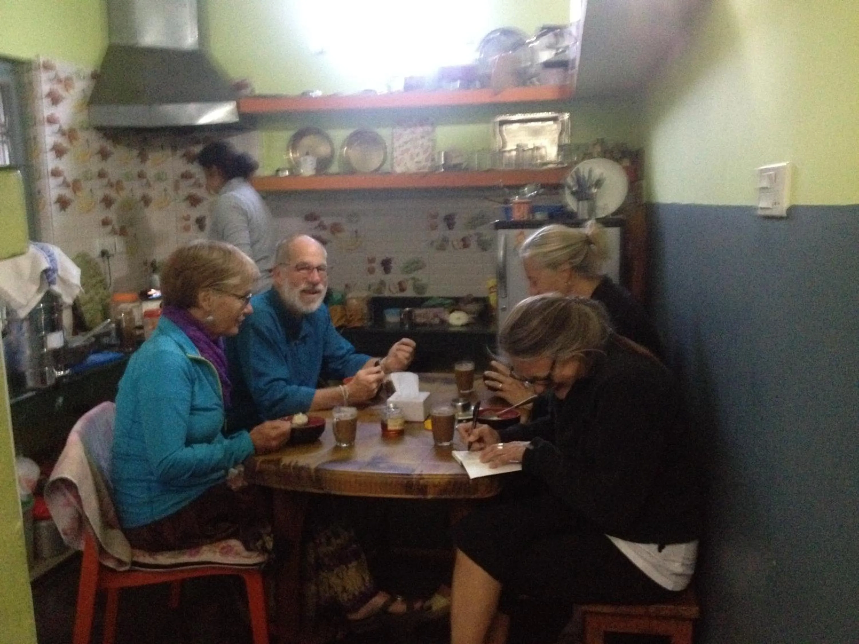 Continental breakfast in Bishnu Homestay