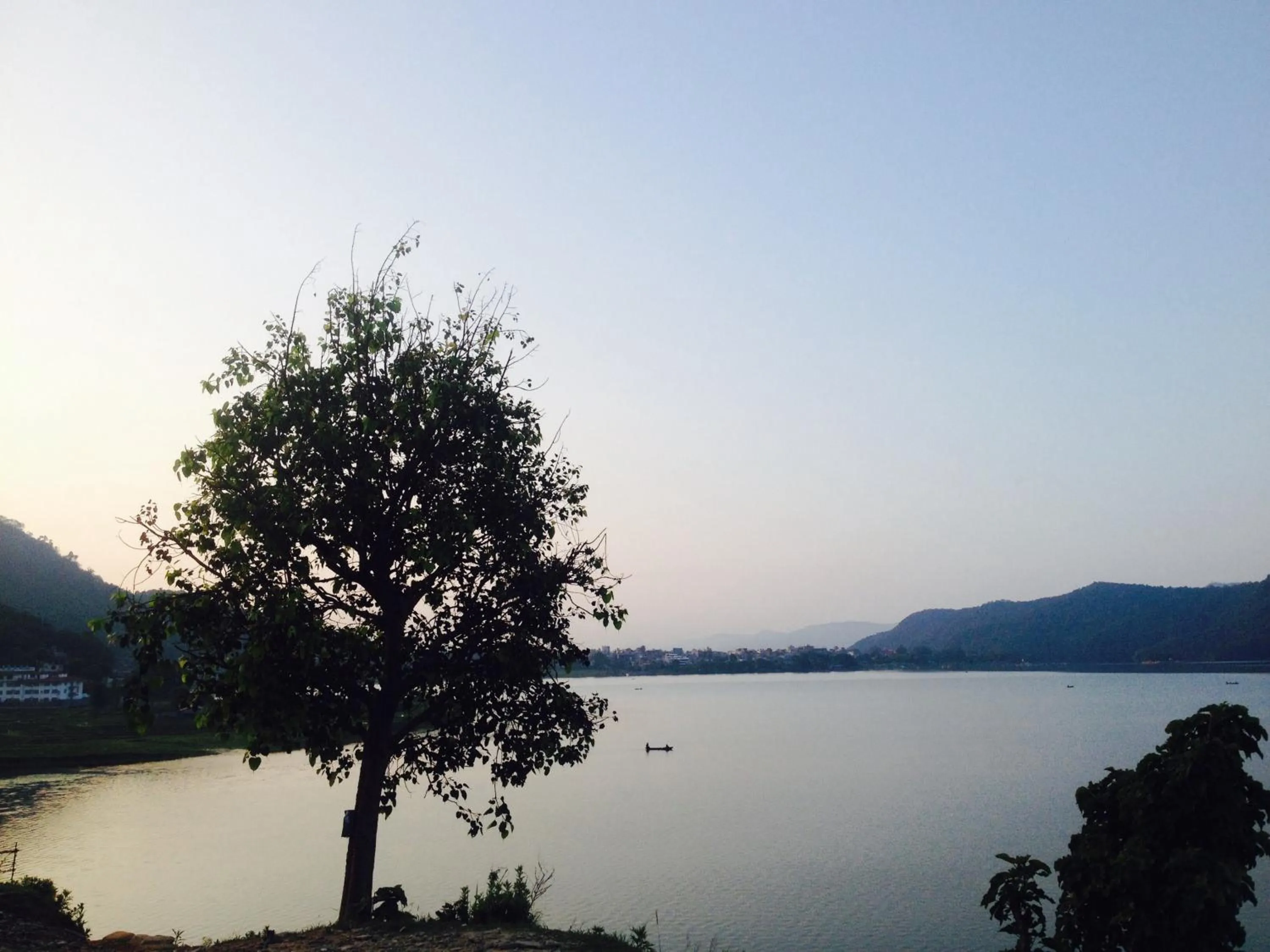 Lake view in Bishnu Homestay