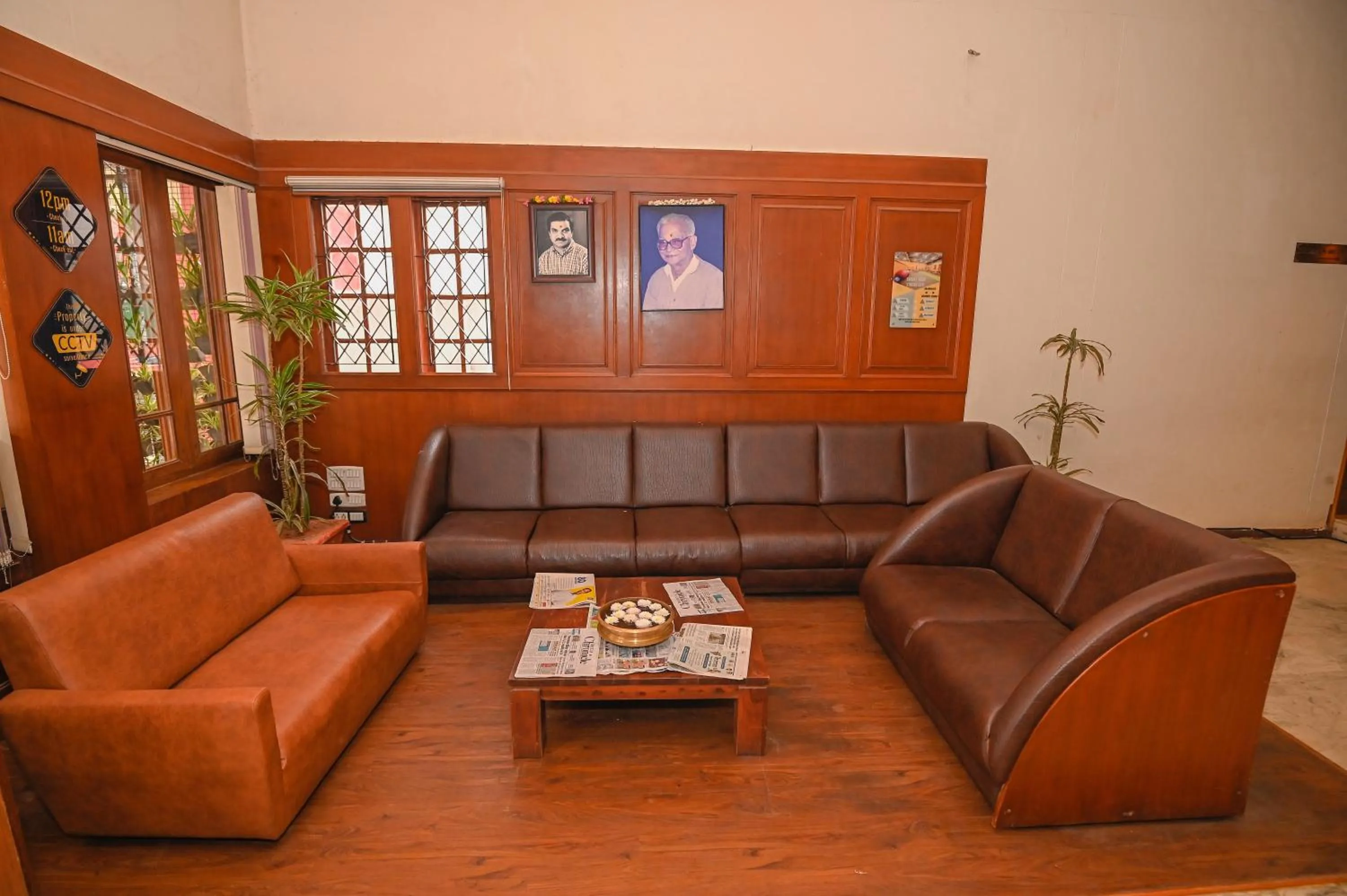 Lobby or reception in Hotel Vivek