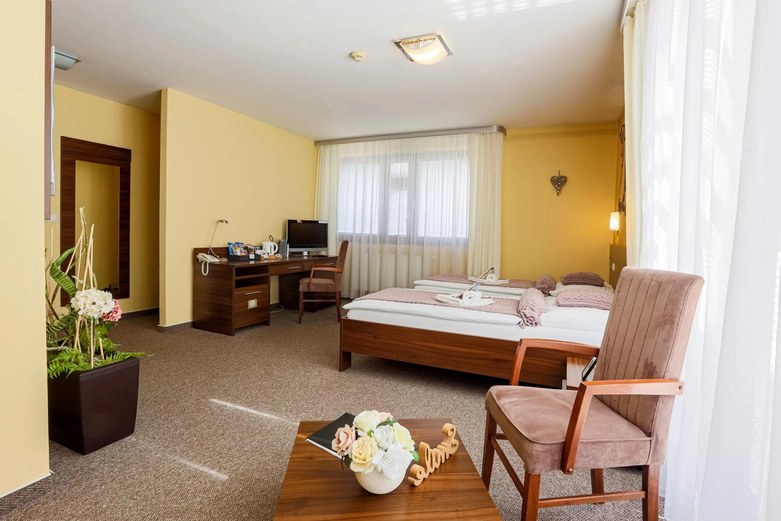 Bed in Grand Hotel Senica, Garni