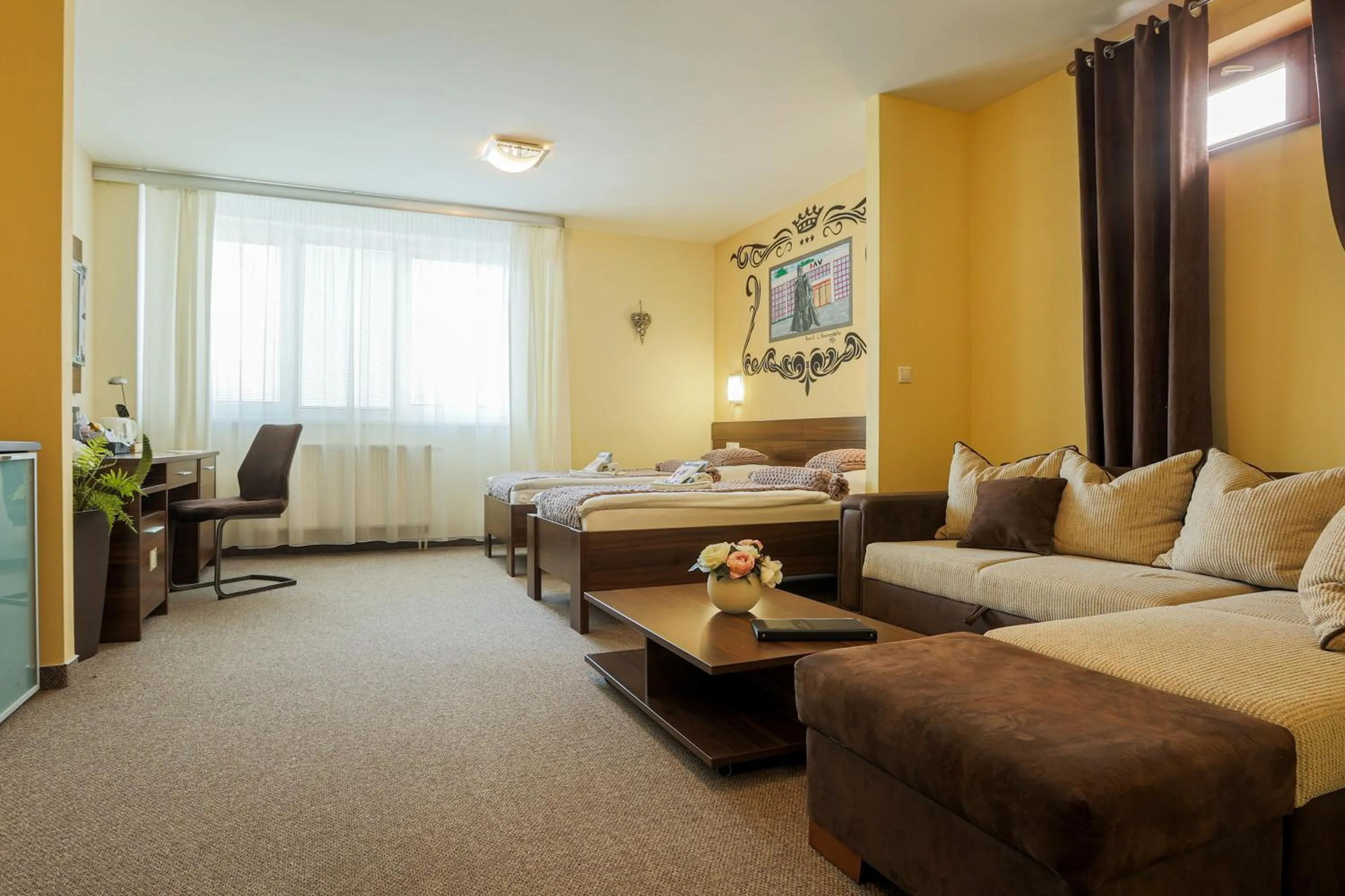 Bed in Grand Hotel Senica, Garni