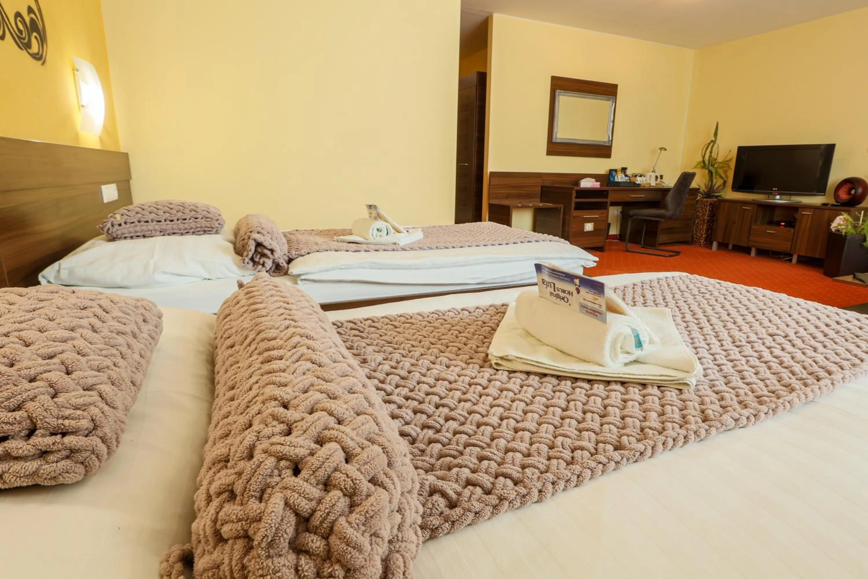 Communal lounge/ TV room in Grand Hotel Senica, Garni