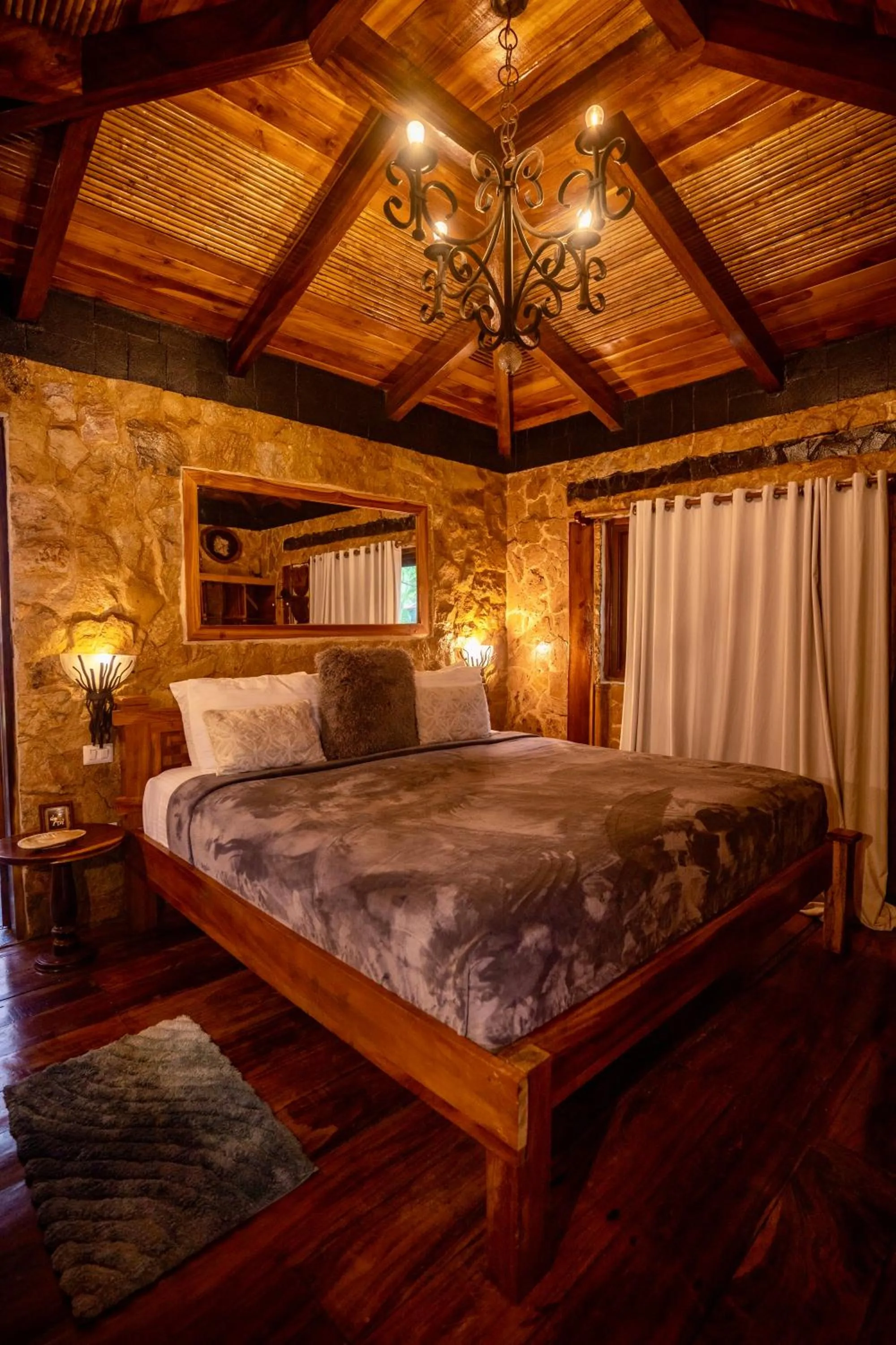 Bed in Ocho Artisan Bungalows