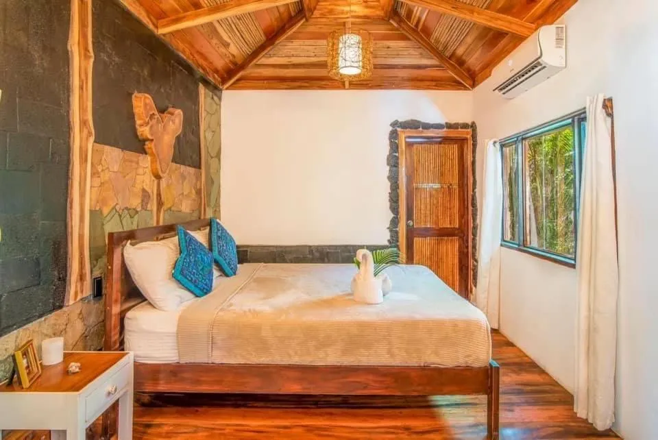 Bed in Ocho Artisan Bungalows