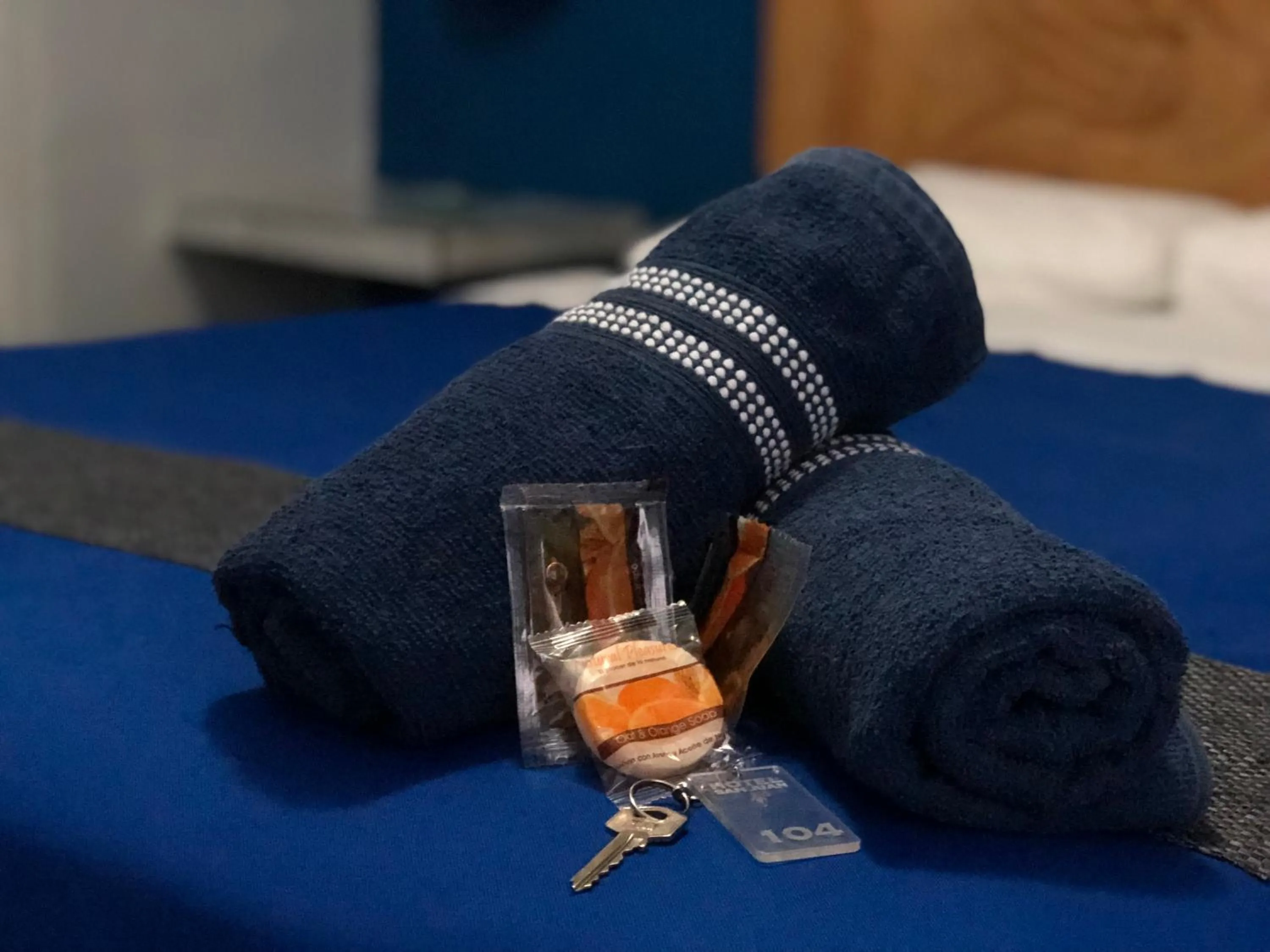 Bed in Hotel San Juan