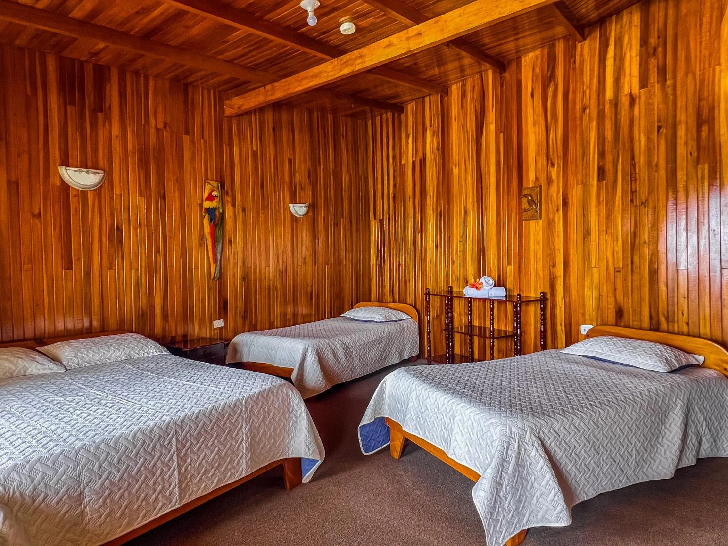 Bed in Hotel El Atardecer