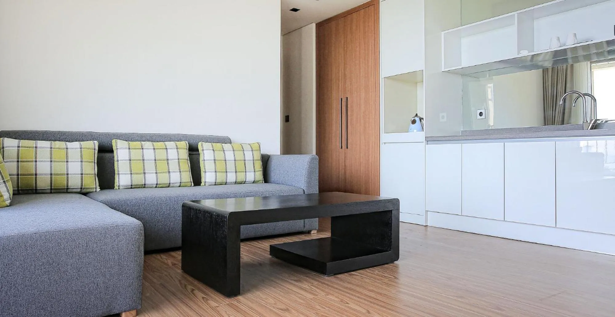 Kitchen or kitchenette in Lapis Hotel Namhae