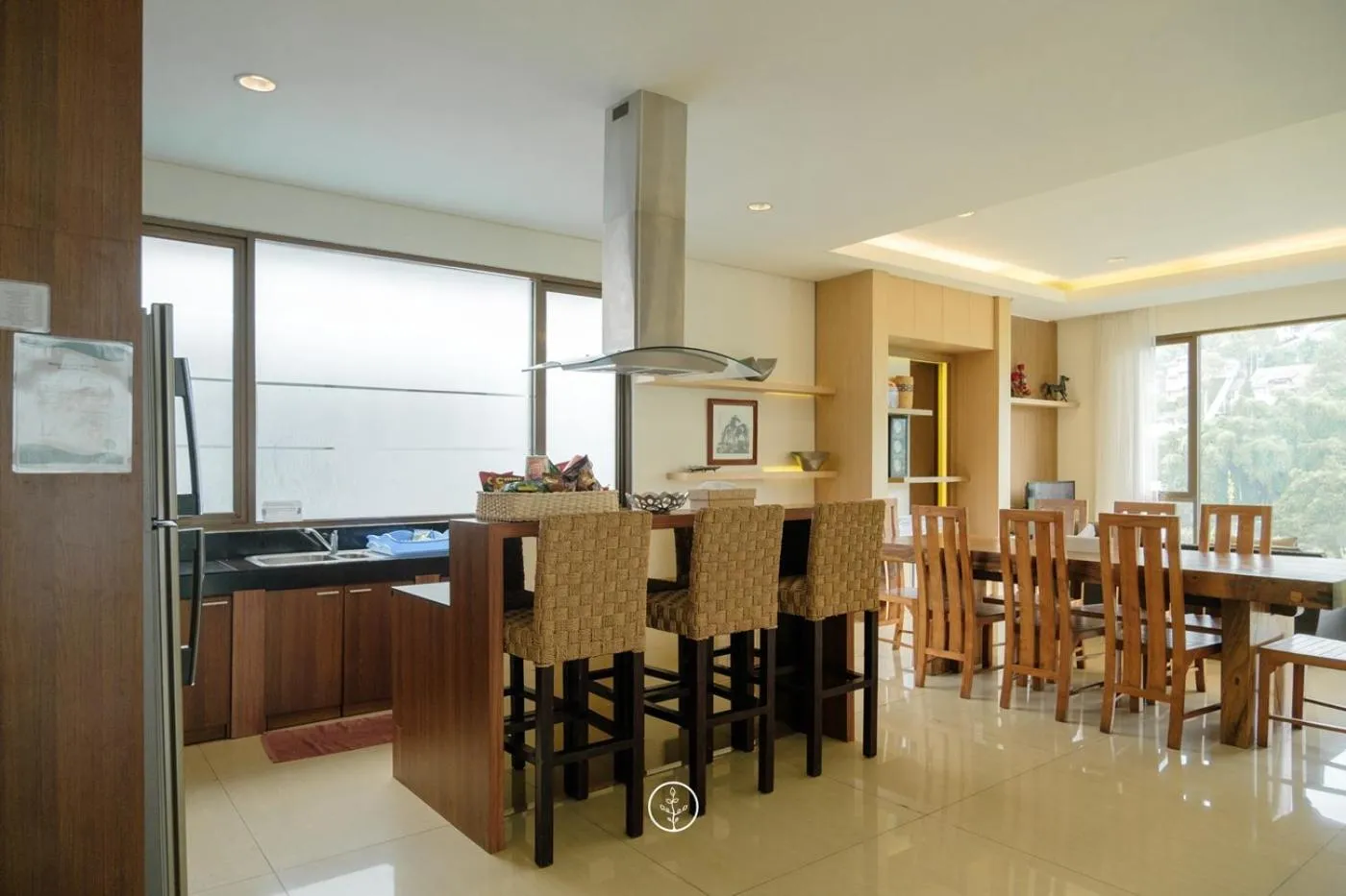 kitchen in Tulip Hill View Villa 6 bedrooms with a private swimming pool and movie room