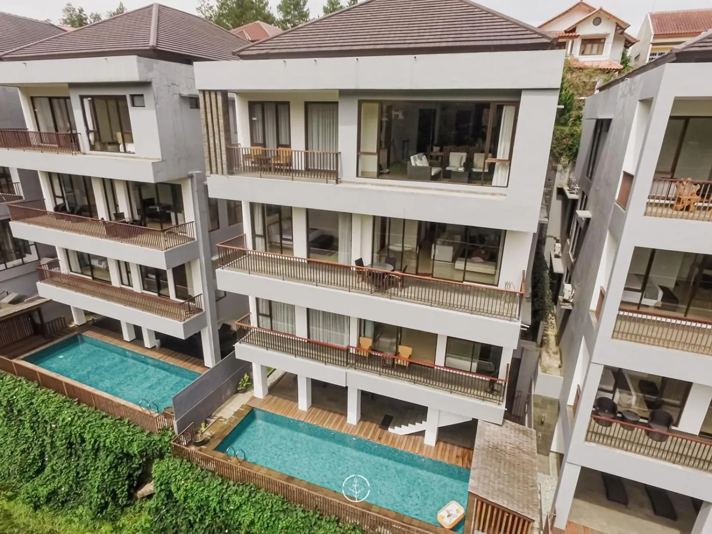 Property building in Tulip Hill View Villa 6 bedrooms with a private swimming pool and movie room