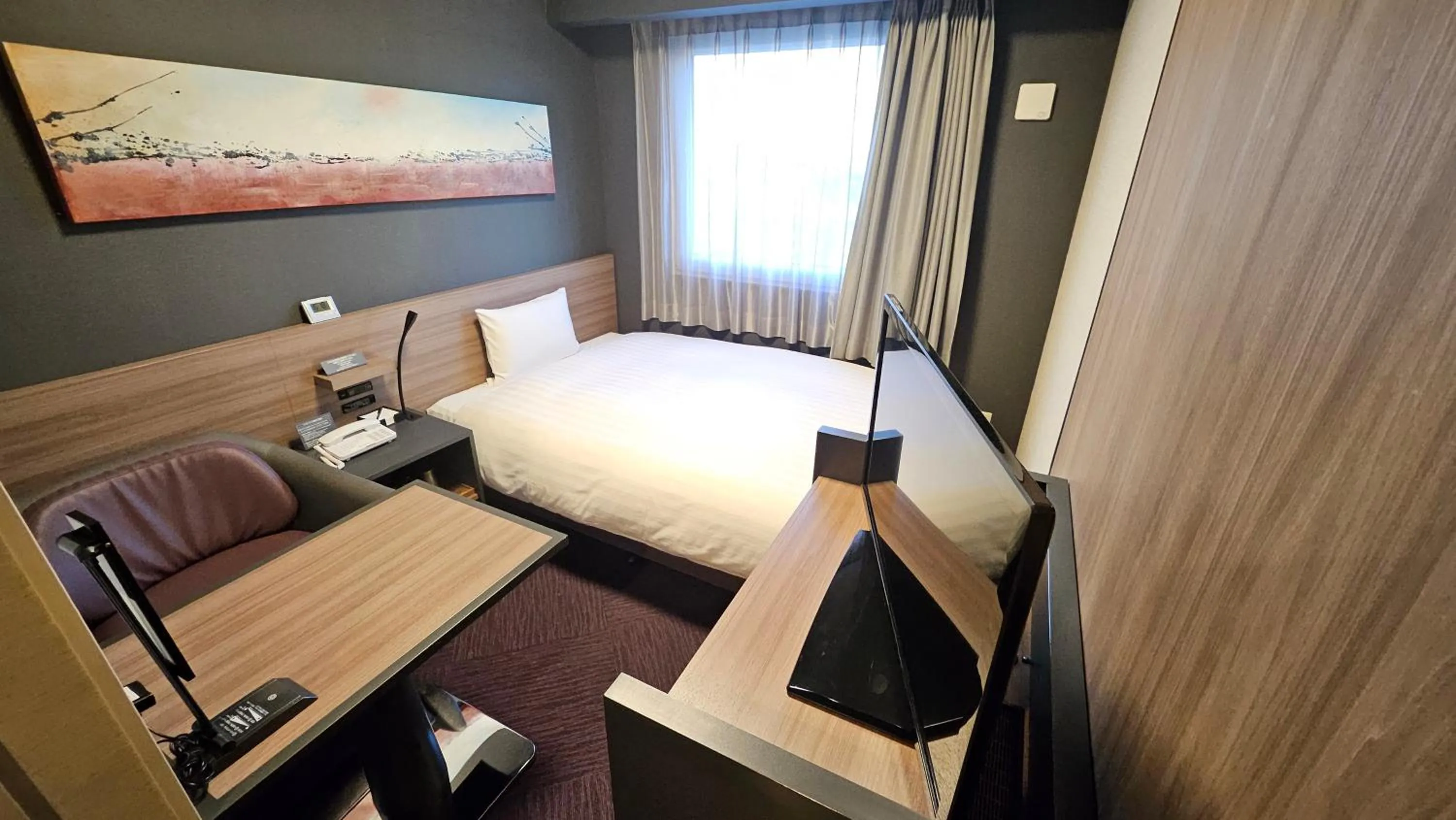 Photo of the whole room, Bed in Hotel Route Inn Kounosu