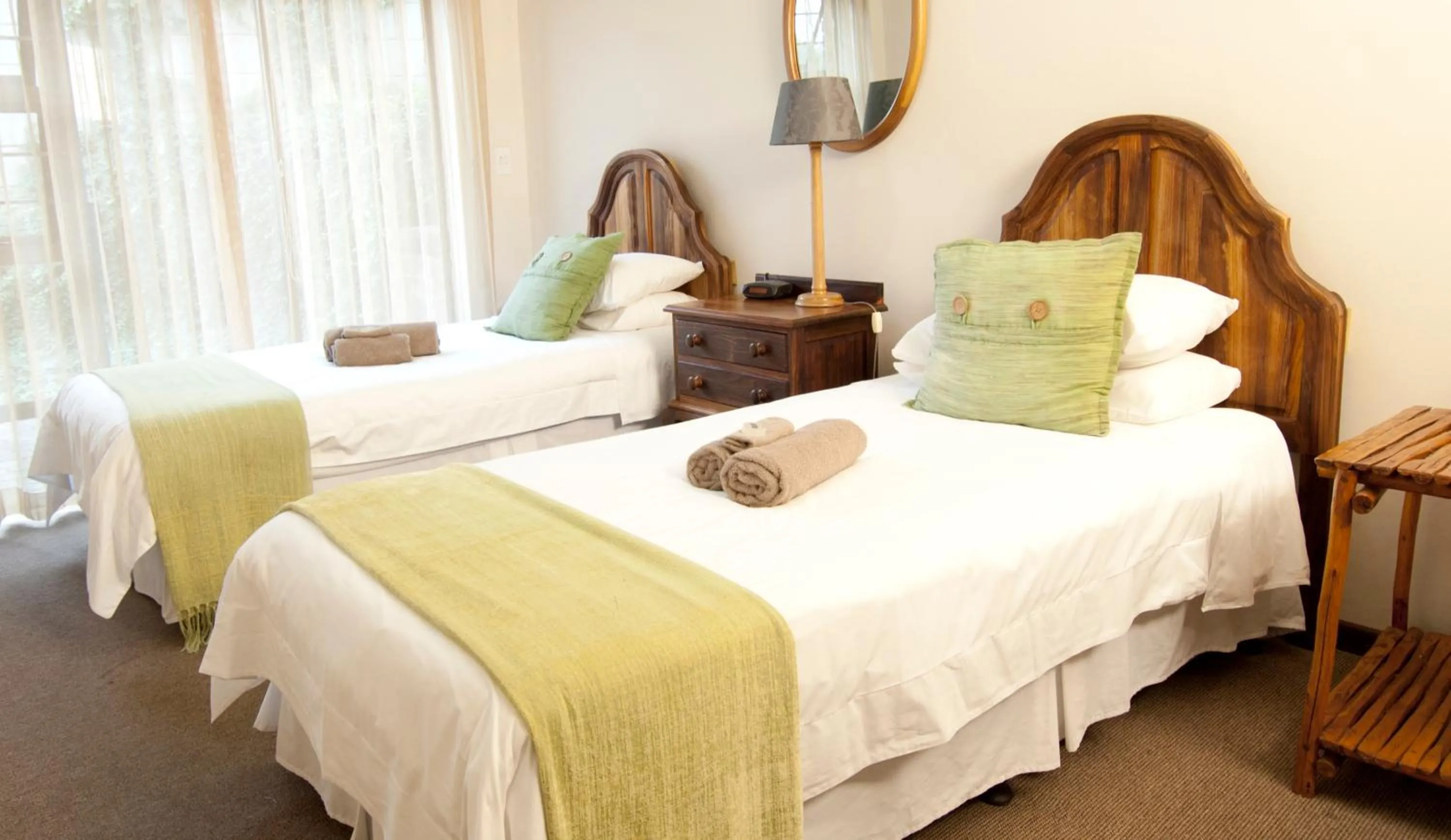 Bed in Overmeer Guest House