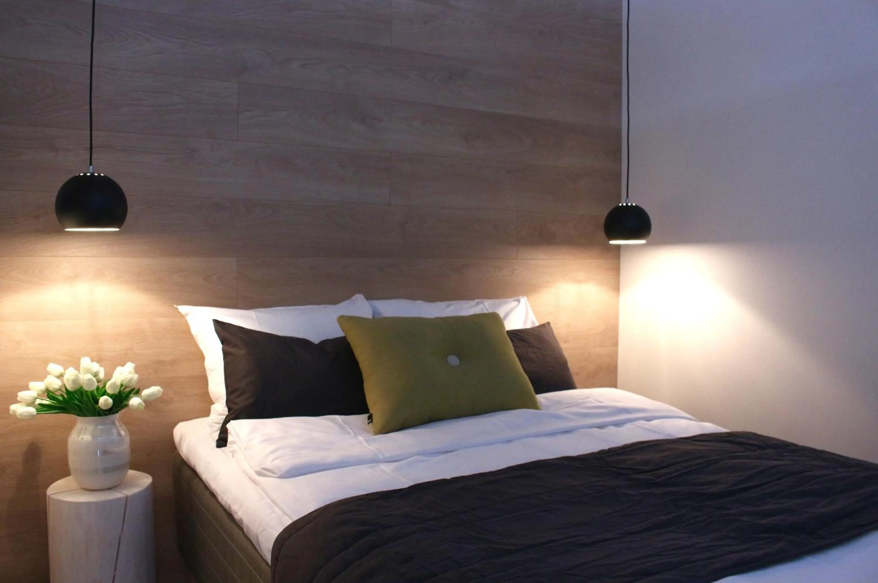 Bed in Trudvang Apartment Hotel