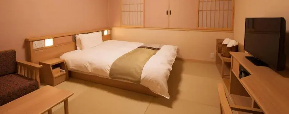Photo of the whole room, Bed in Onyado Nono Sakaiminato Natural Hot Spring Photo of the whole room, Bed in Onyado Nono Sakaiminato Natural Hot Spring