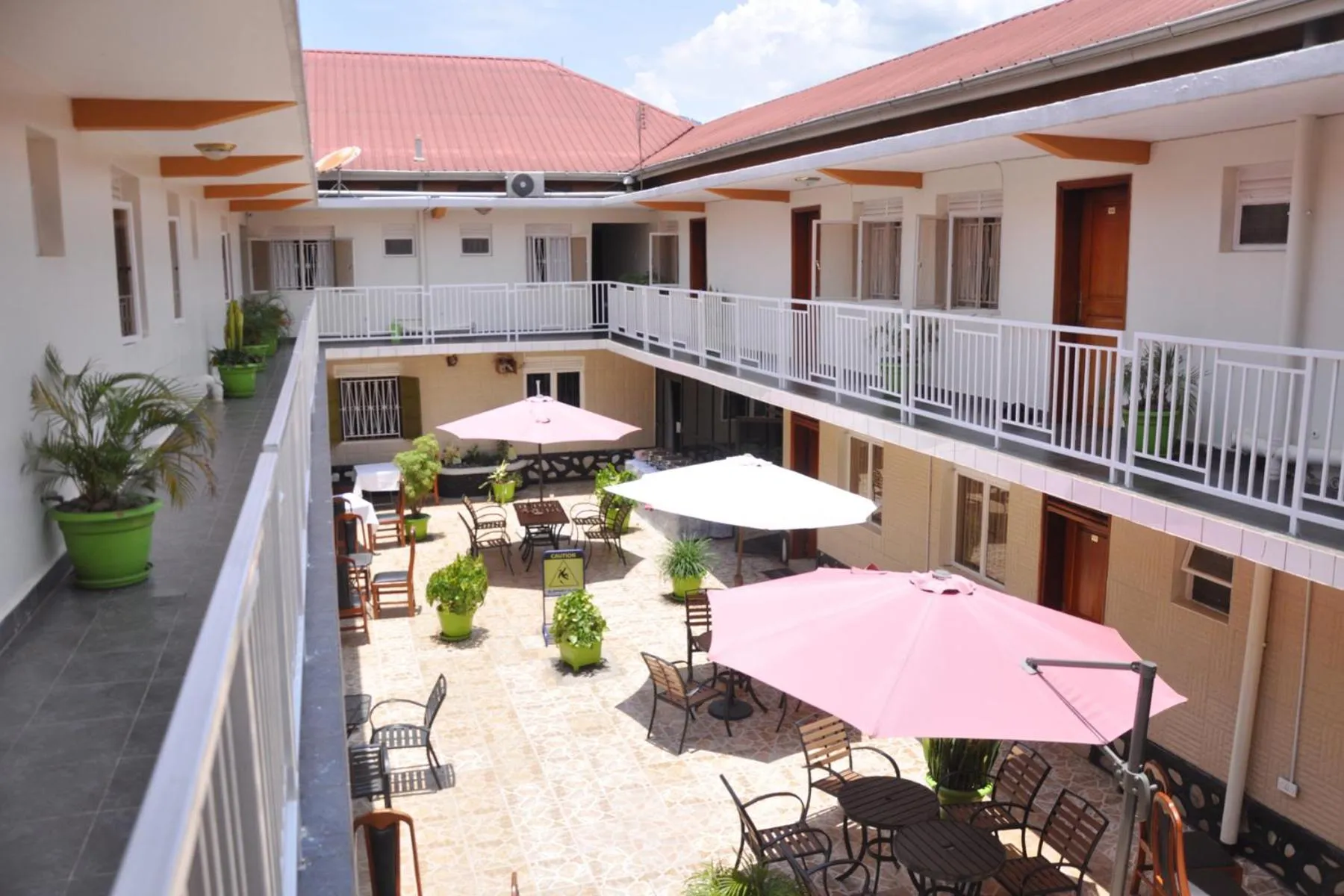 Property building in Sandton Hotel Kasese