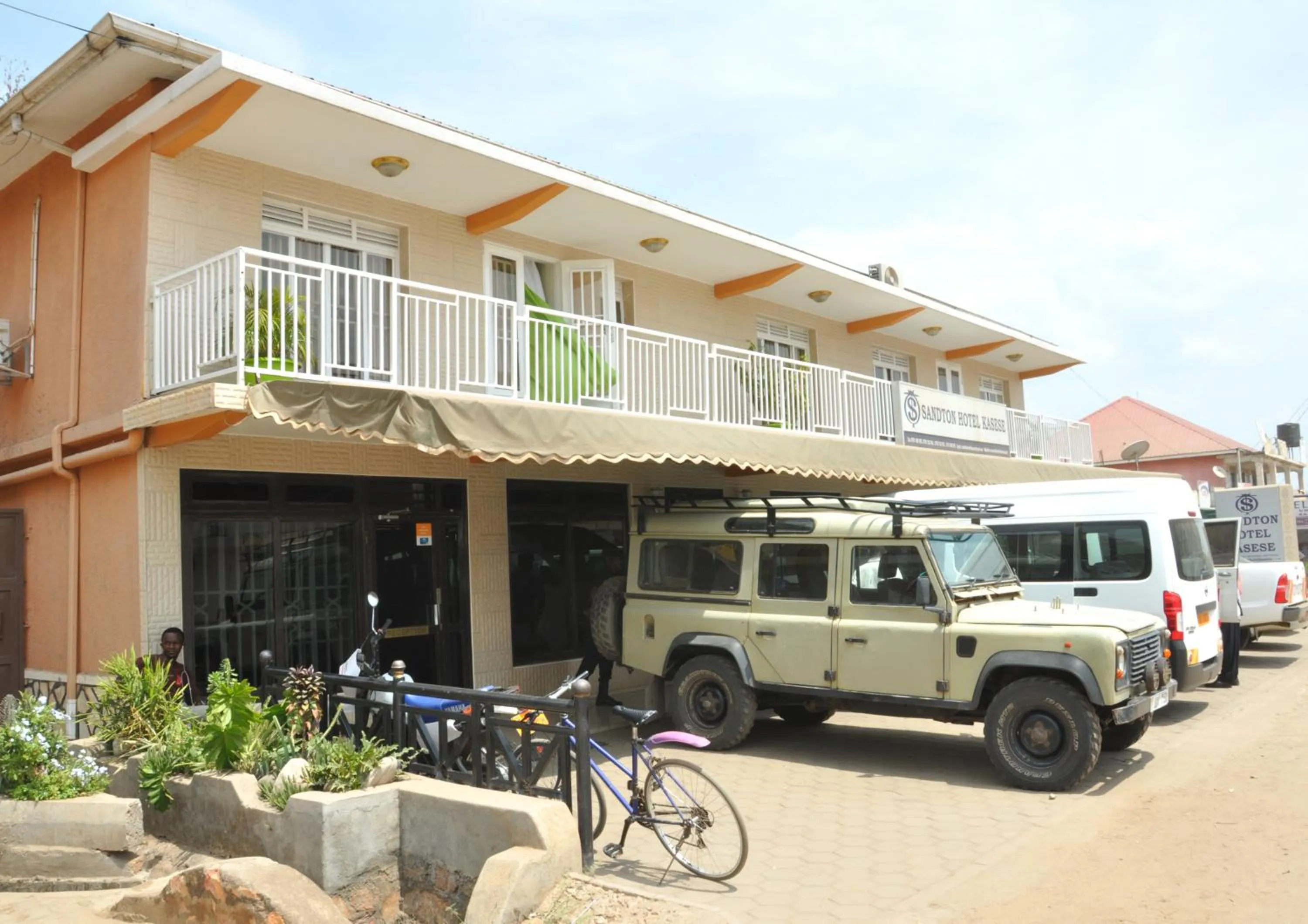 Property building in Sandton Hotel Kasese