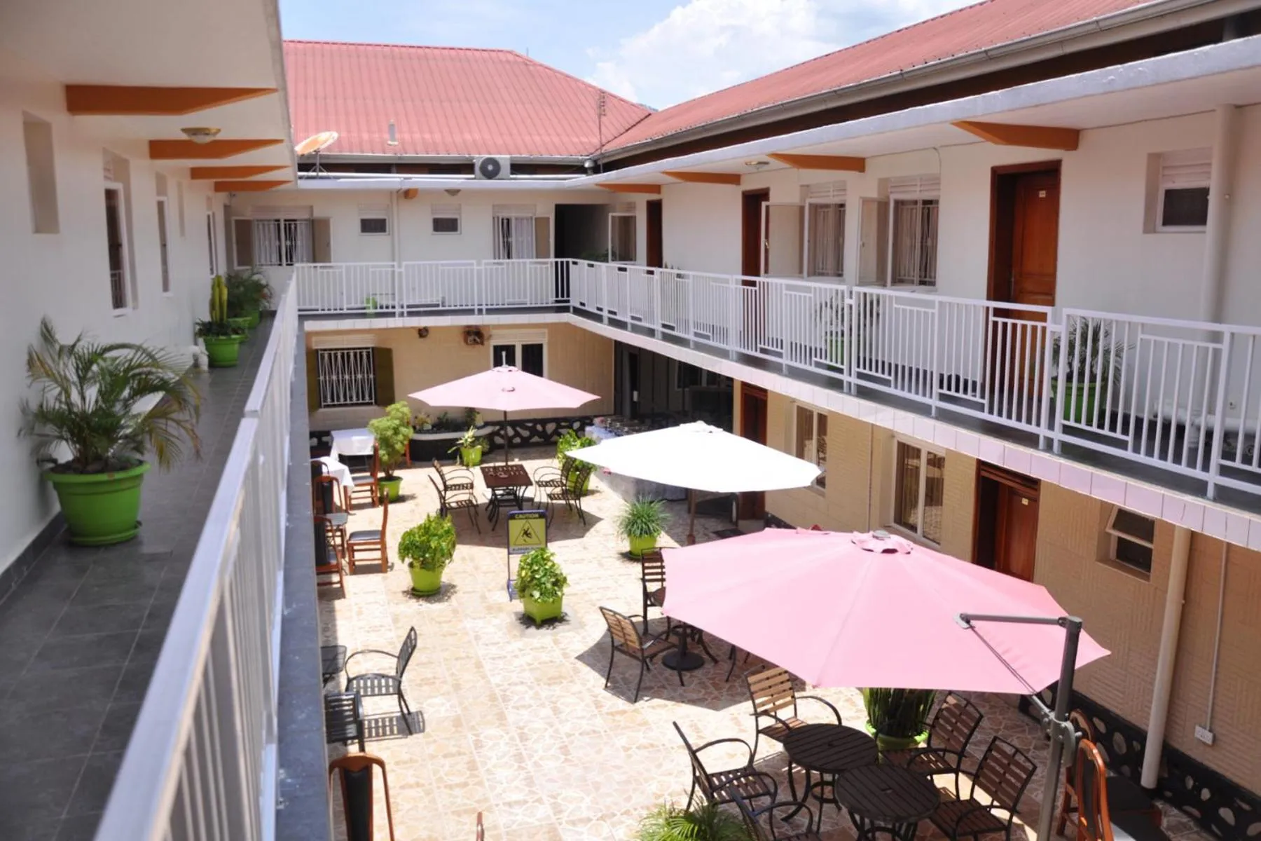 Property building in Sandton Hotel Kasese