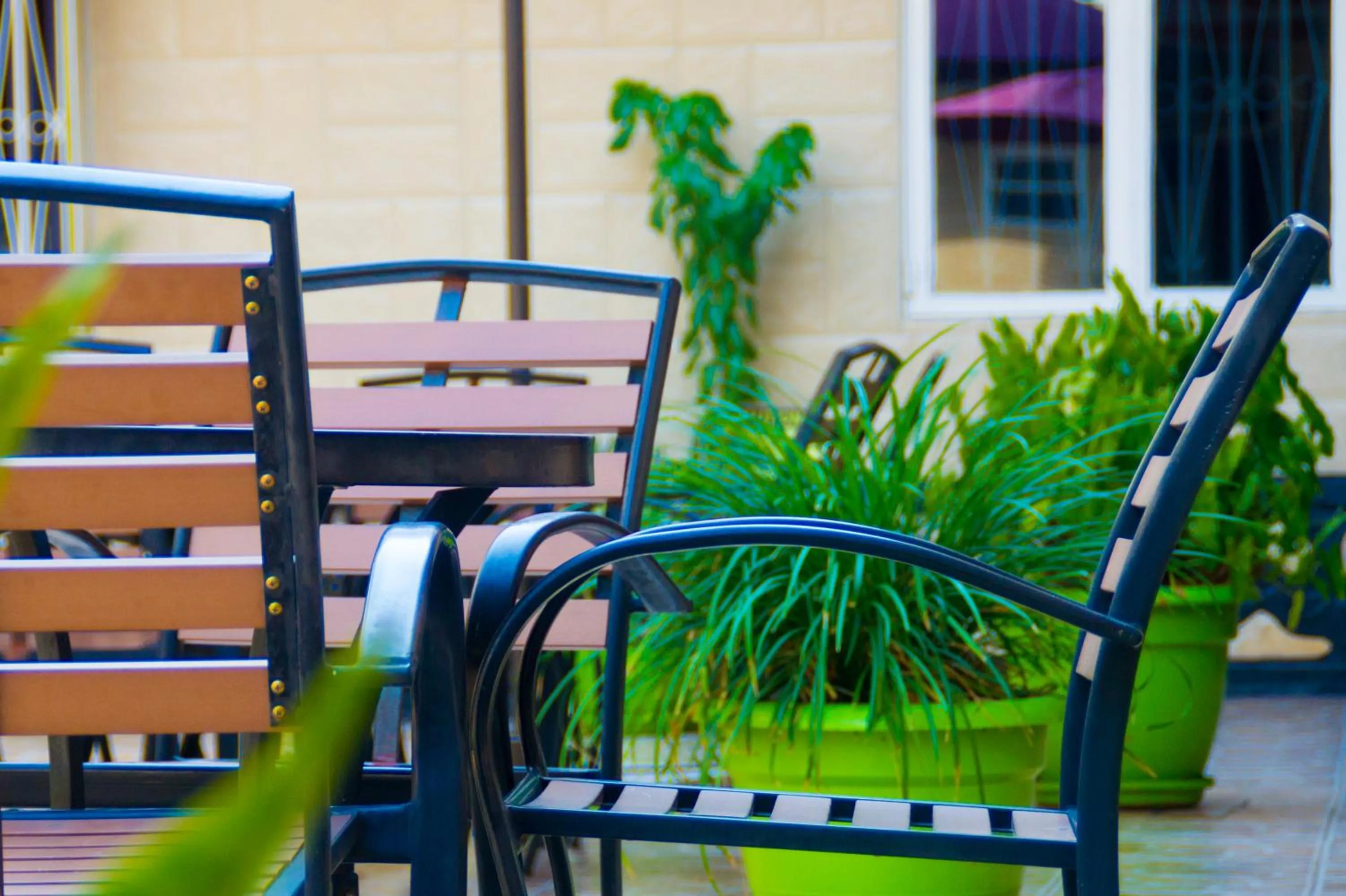 Decorative detail in Sandton Hotel Kasese