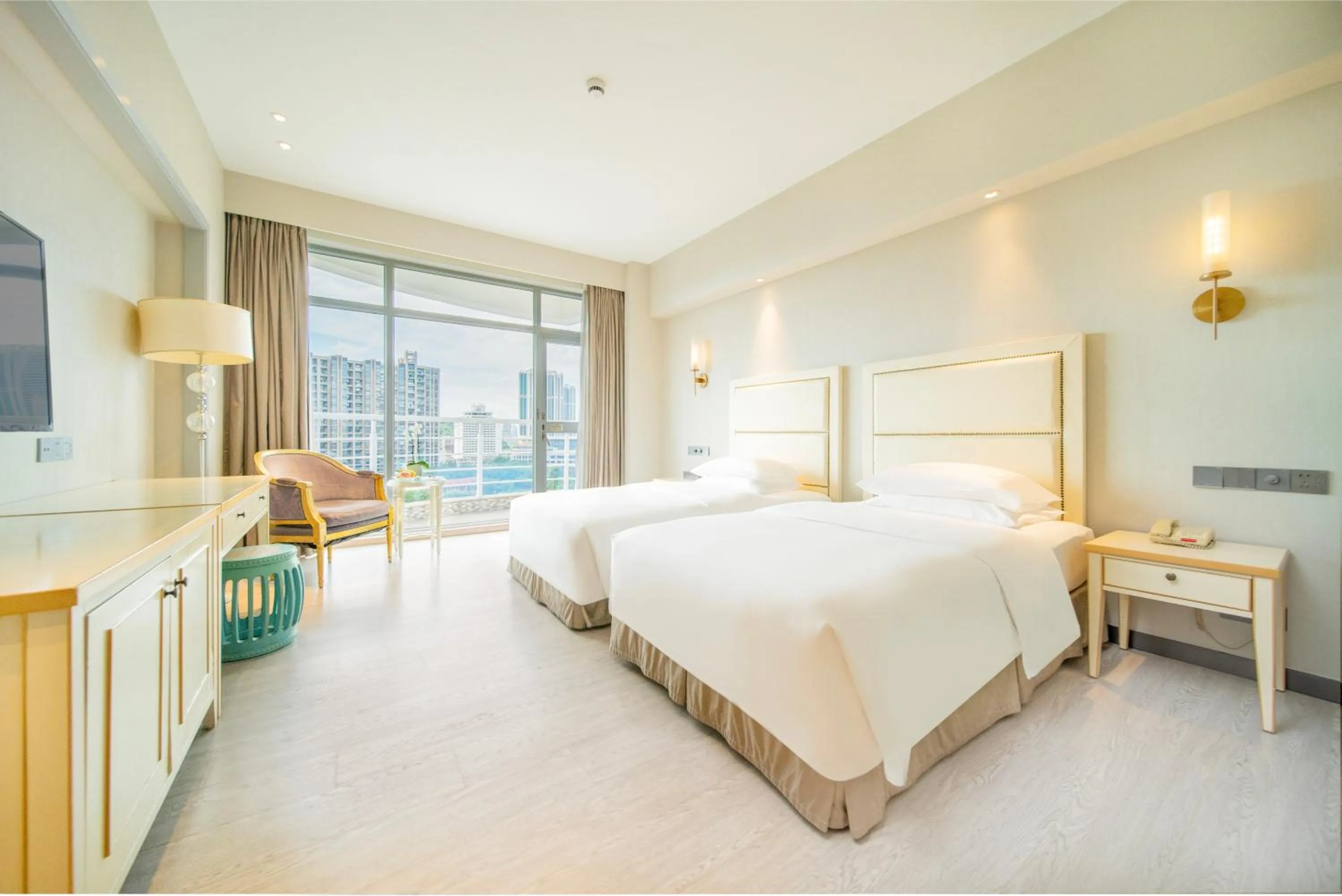 Bed in Hiyet Oriental Hotel