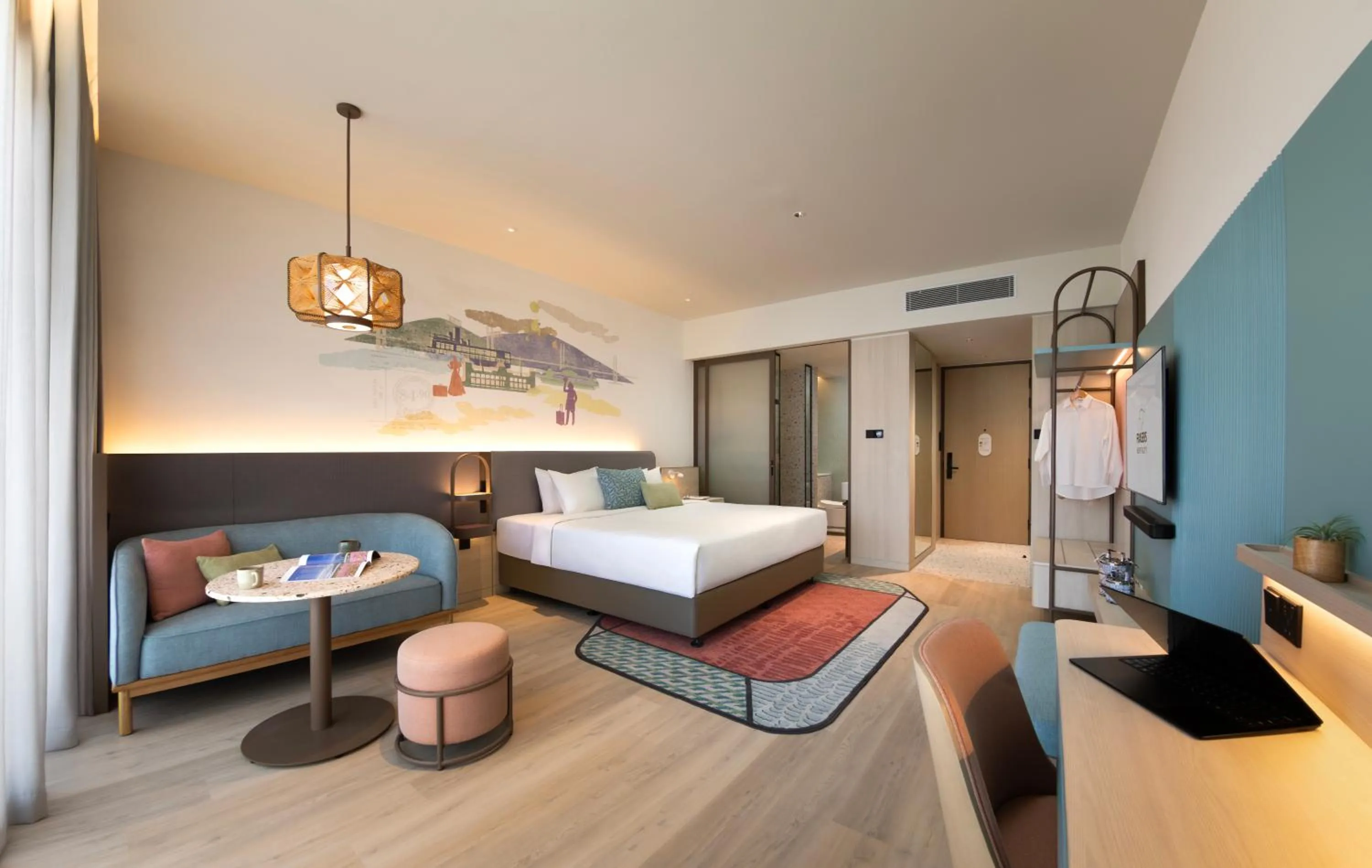 Living room, Bed in Capri by Fraser, Penang