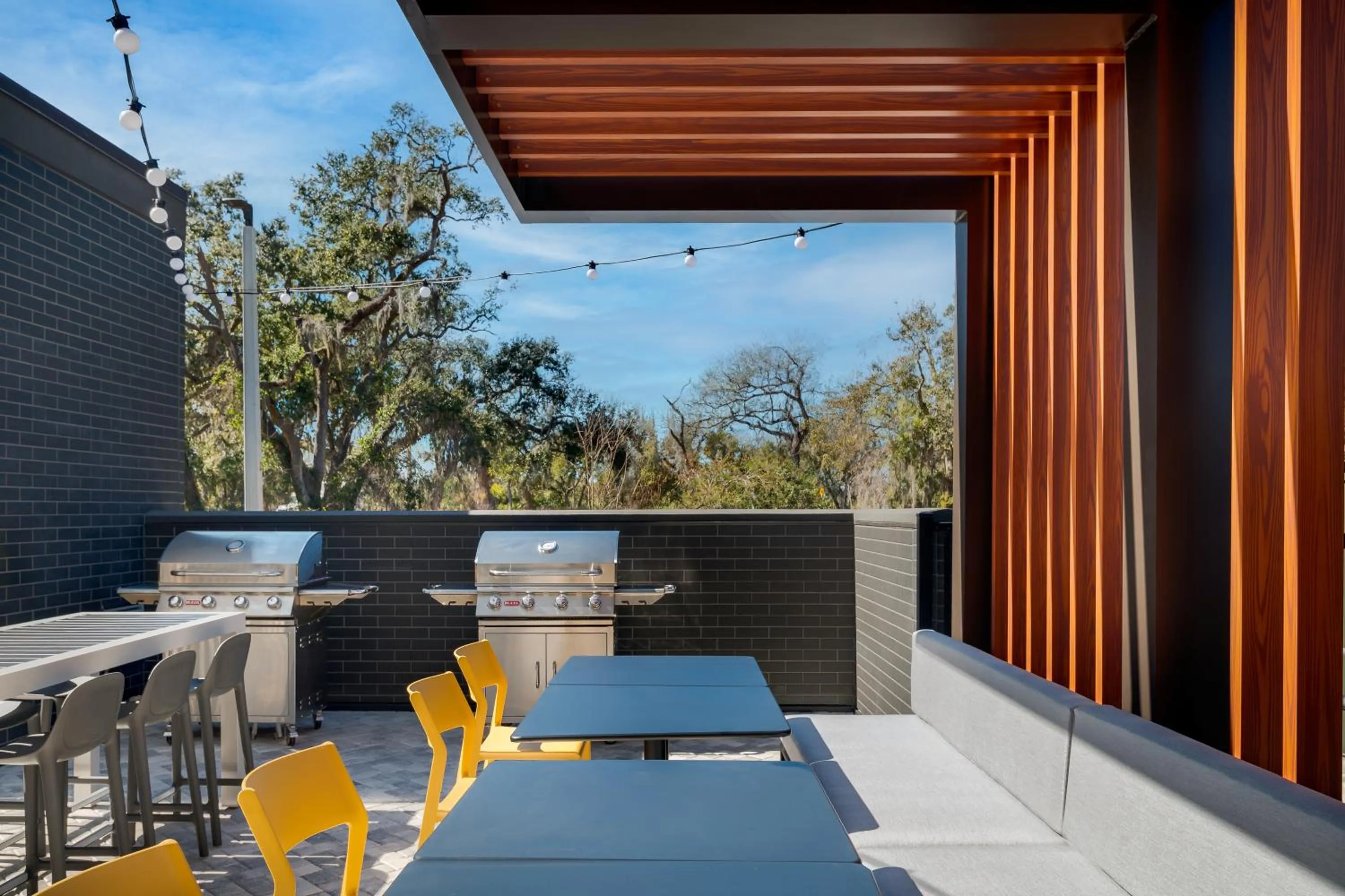 Patio in Home2 Suites By Hilton Riverview Tampa