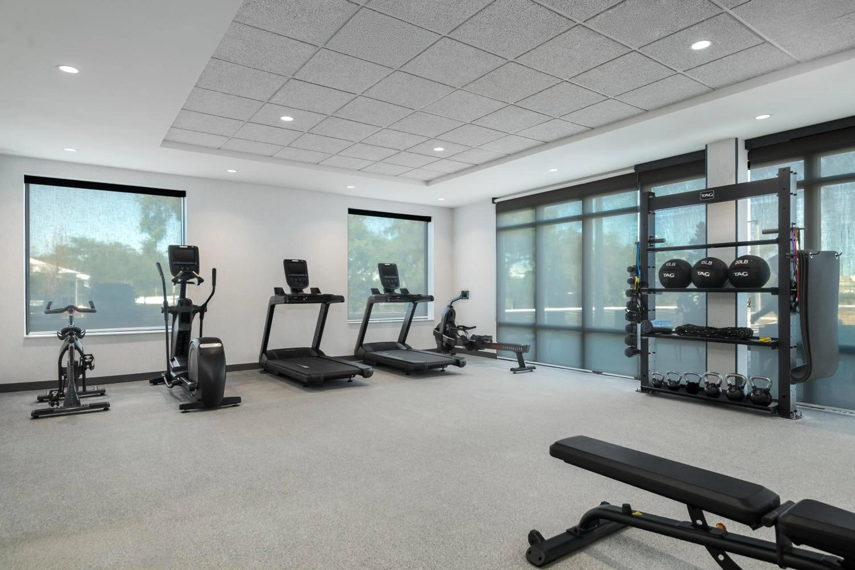 Fitness centre/facilities in Home2 Suites By Hilton Riverview Tampa
