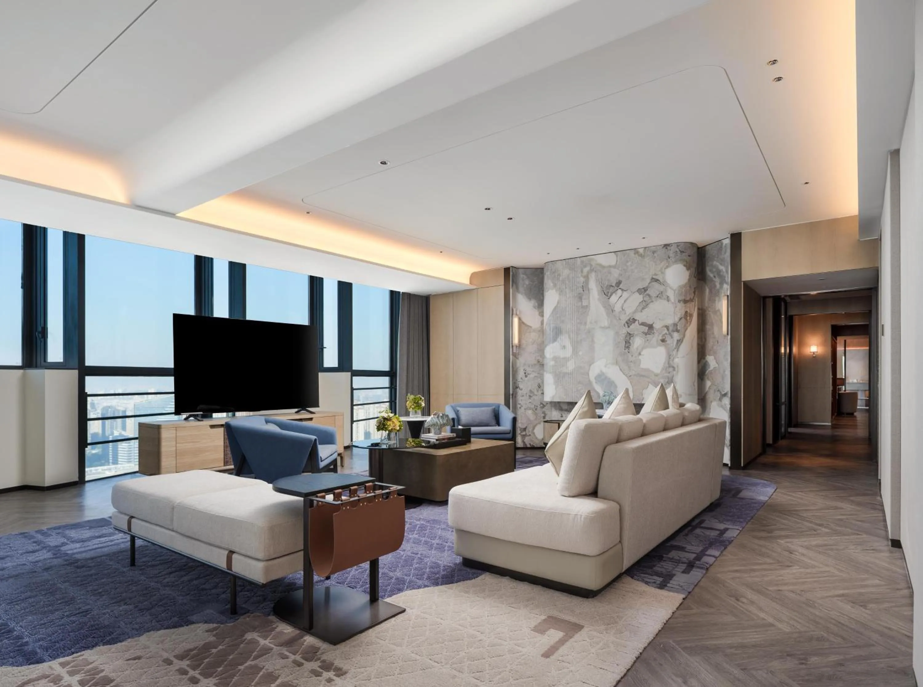 Living room in DoubleTree by Hilton Zhangzhou