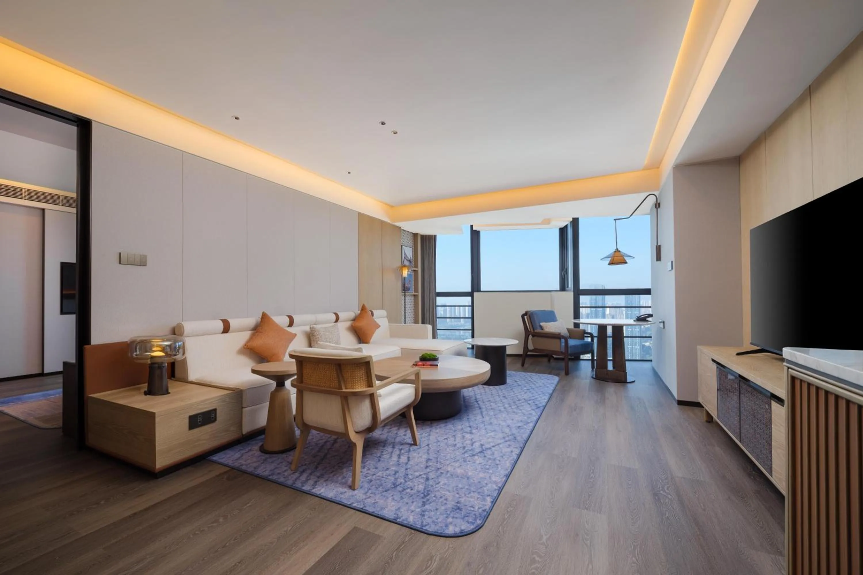 Living room in DoubleTree by Hilton Zhangzhou