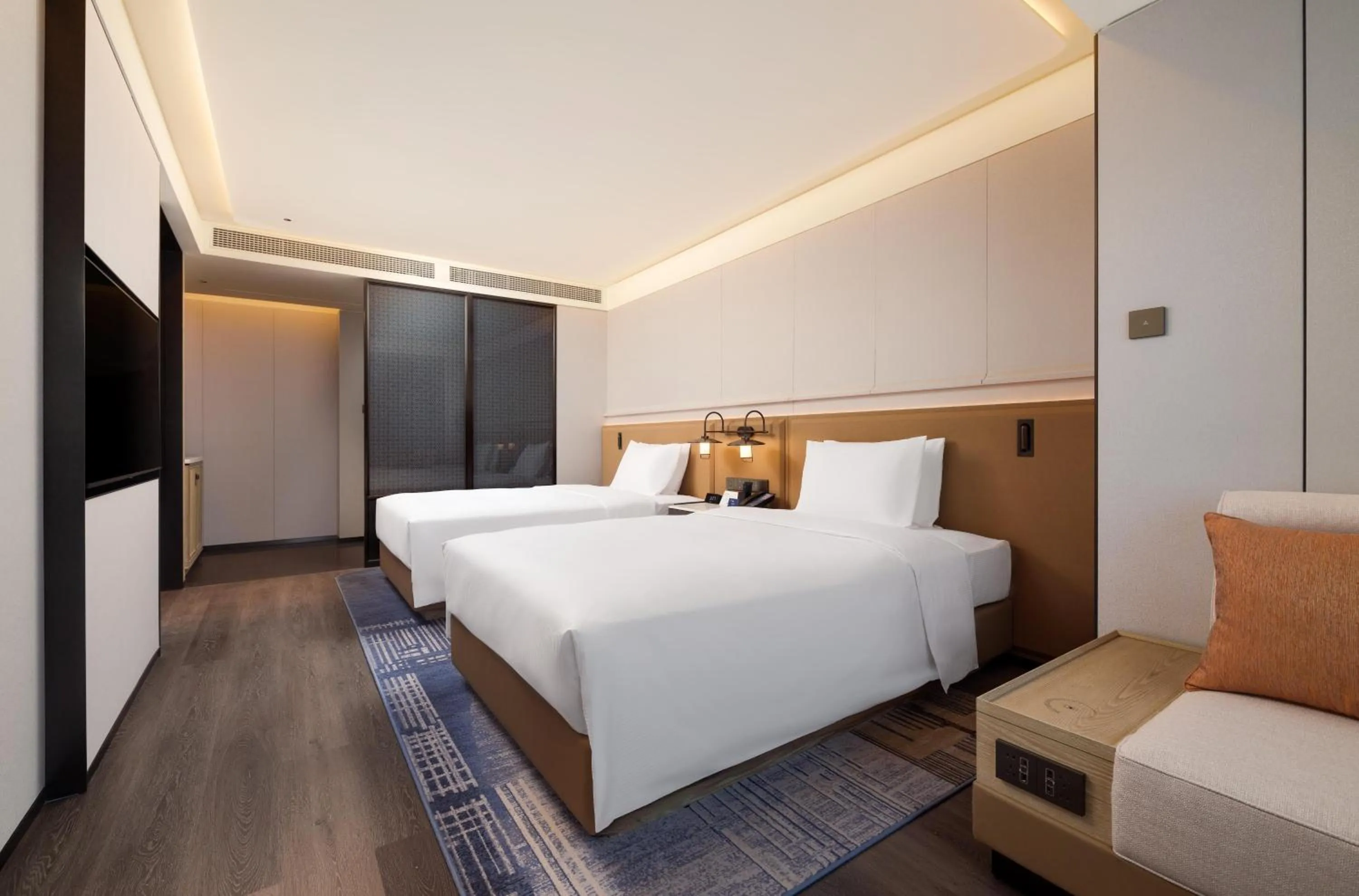 Bed in DoubleTree by Hilton Zhangzhou