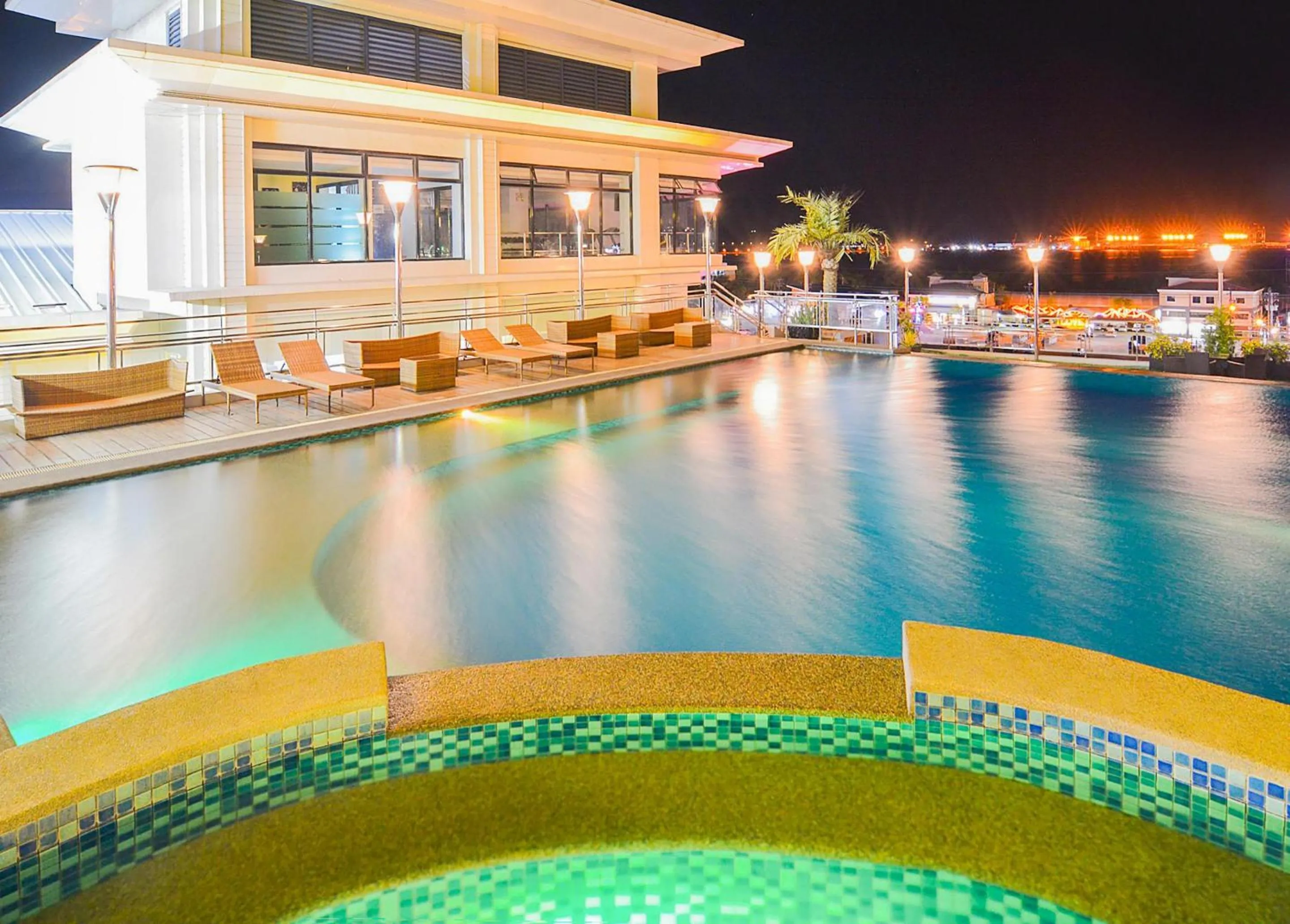 Pool view in Best Western Plus Hotel Subic