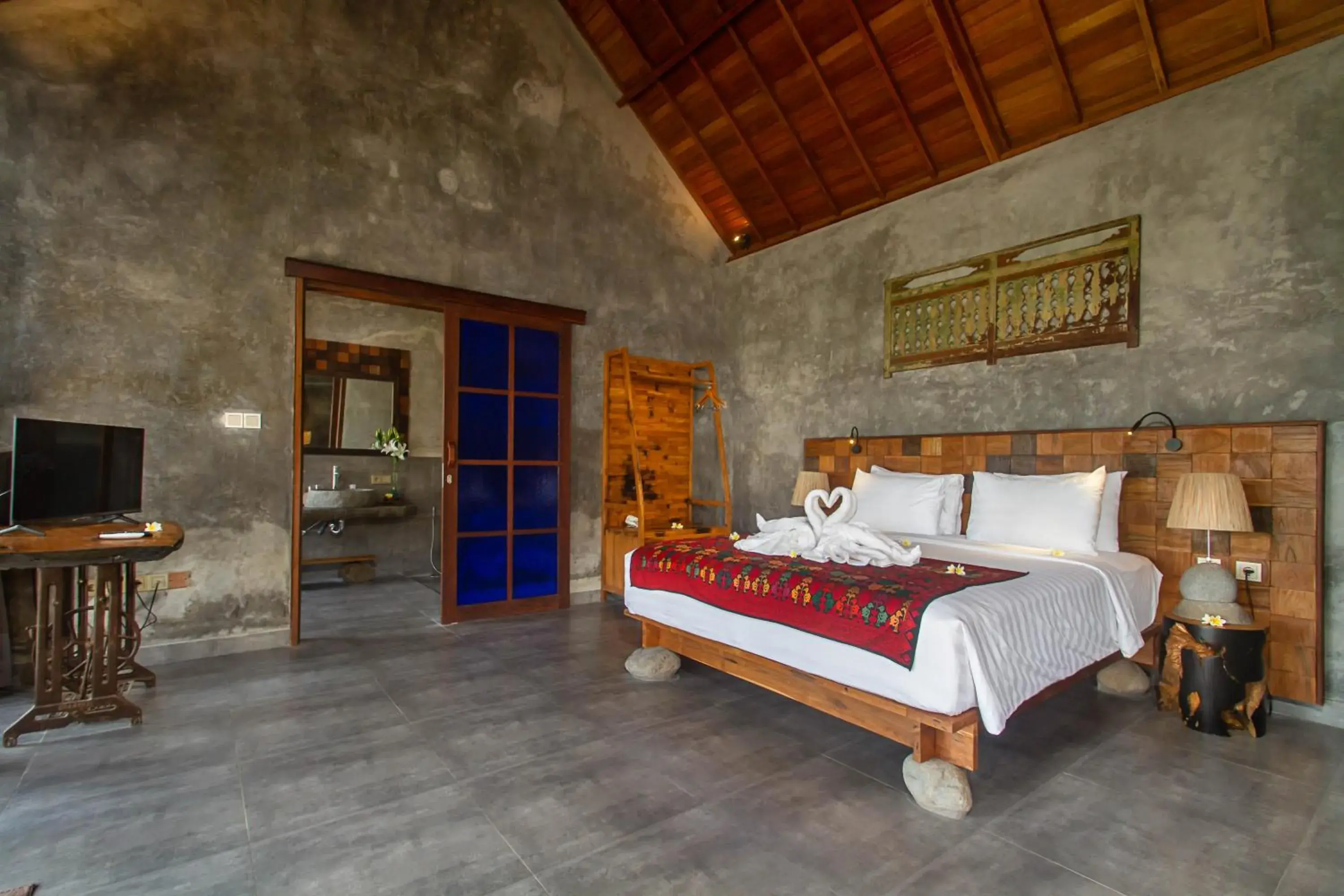 Bed in Ubud Luwih Nature Retreat Bed in Ubud Luwih Nature Retreat