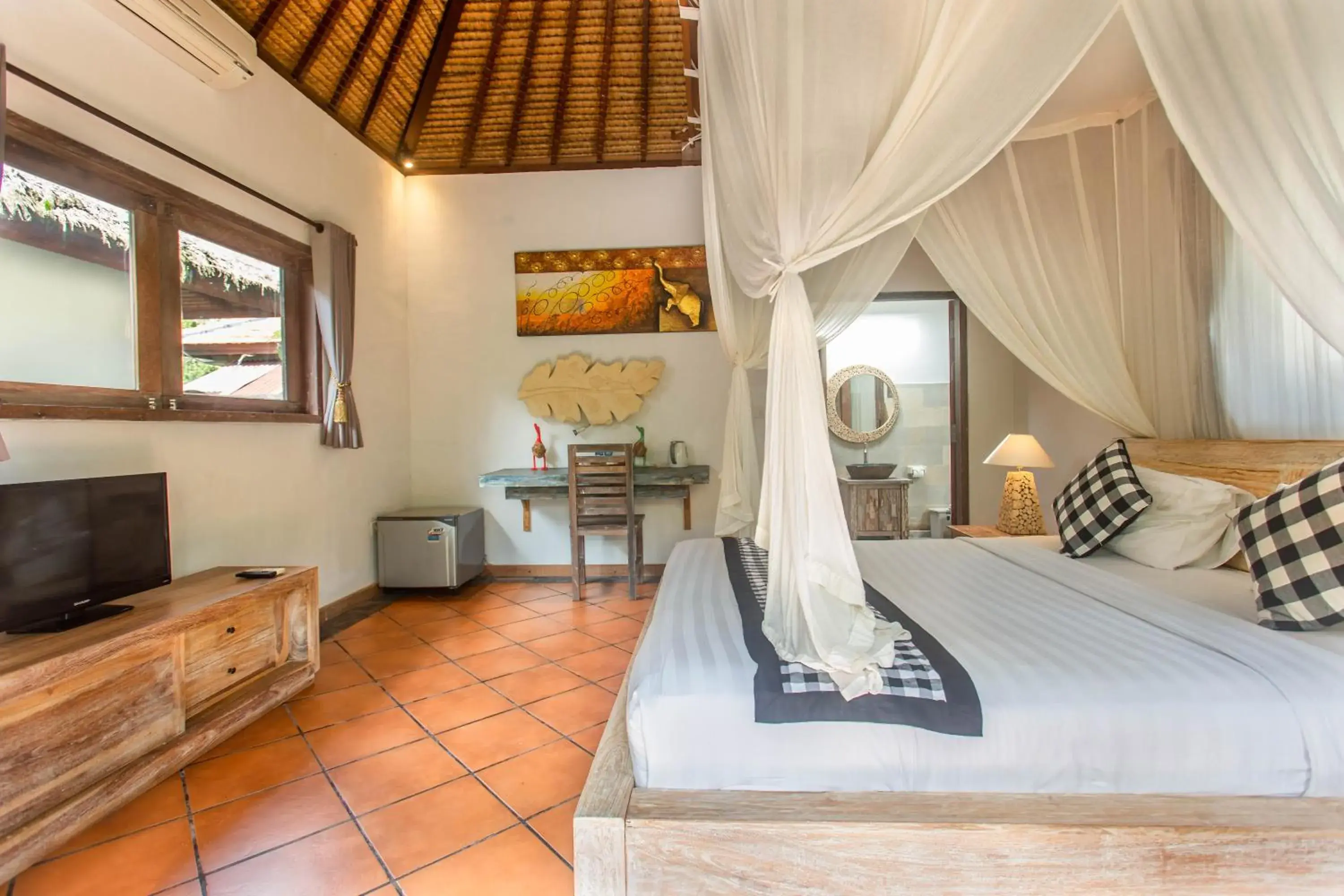 Bed in Ubud Luwih Nature Retreat Bed in Ubud Luwih Nature Retreat