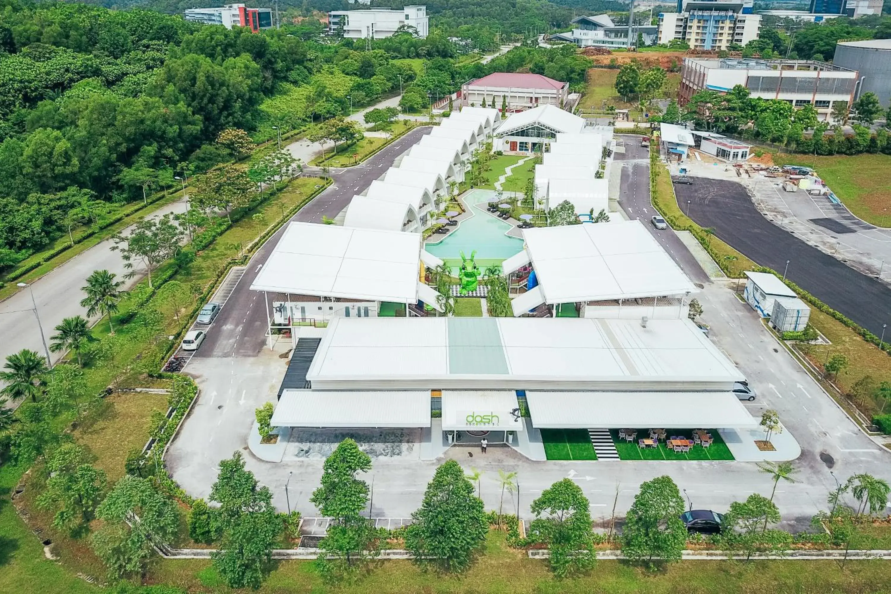 Property building in Dash Box Hotel Cyberjaya Property building in Dash Box Hotel Cyberjaya