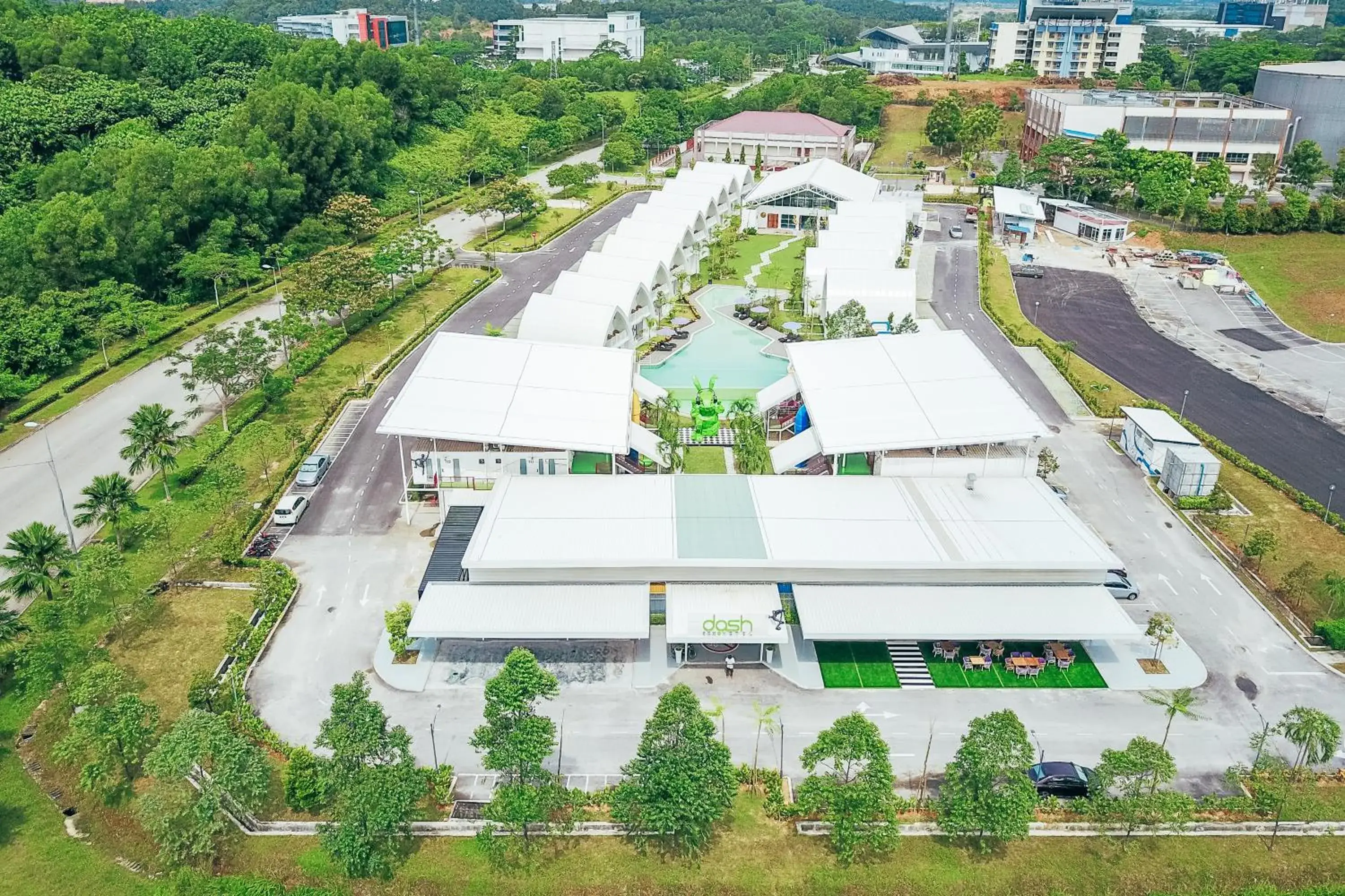 Property building in Dash Box Hotel Cyberjaya Property building in Dash Box Hotel Cyberjaya